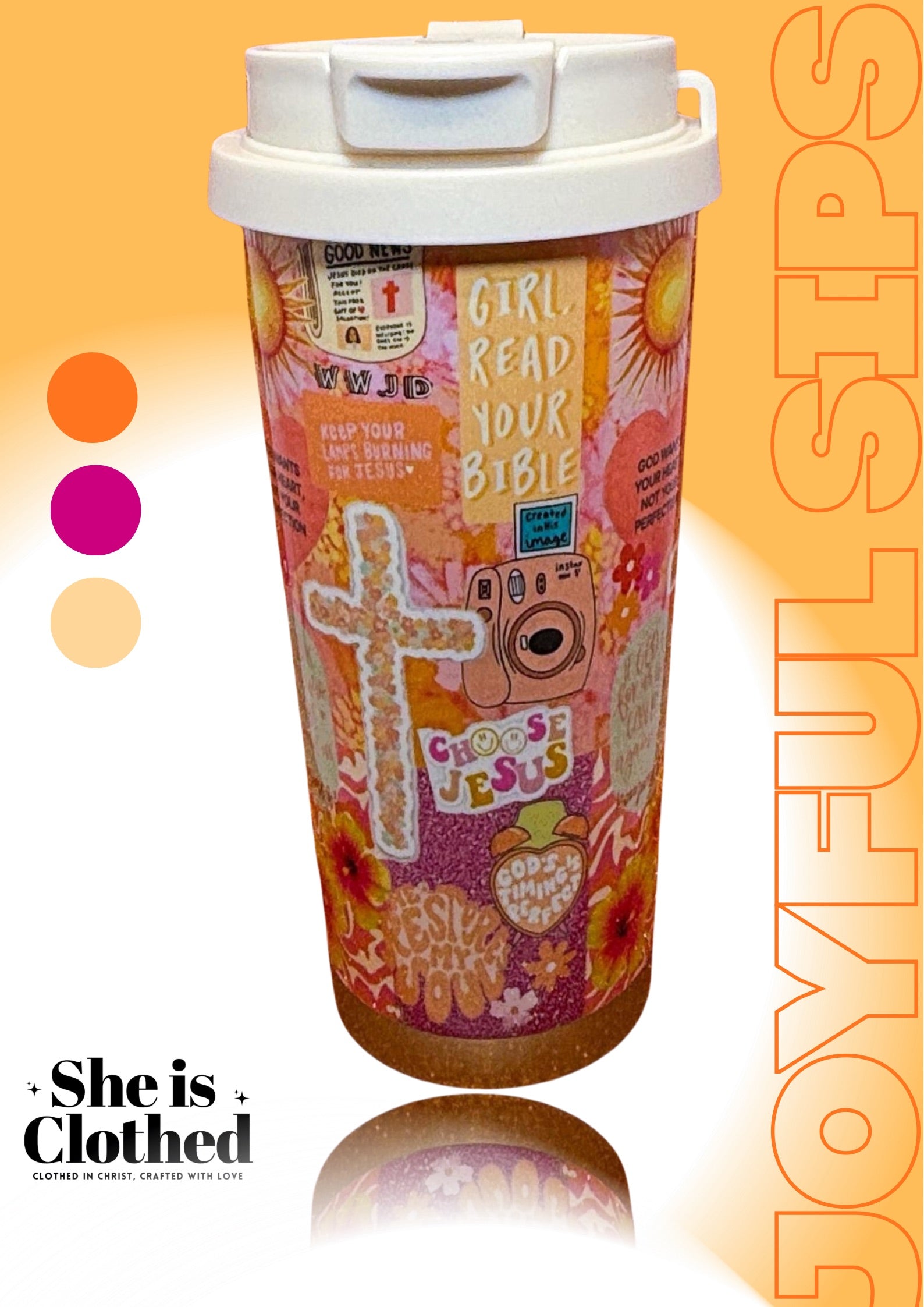 Faith-Inspired Travel Tumbler – 530ML