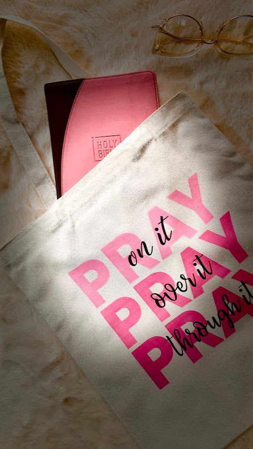 Pray On It Tote Bag