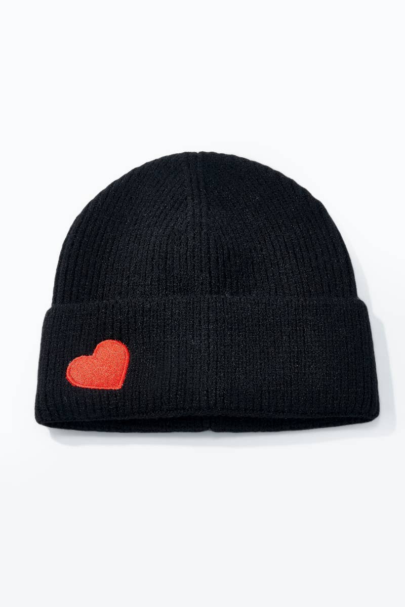 Knitted beanie with subtle Embroidery - Winter Collection 2026