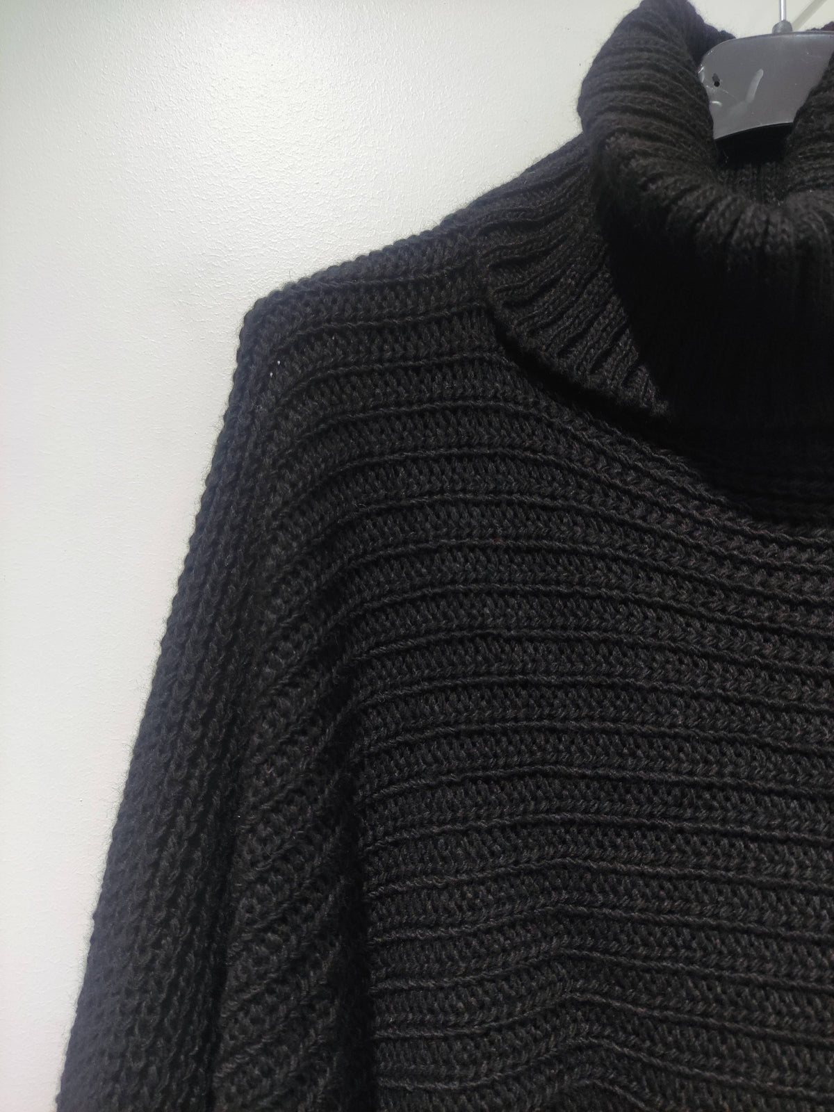 Oversized Ribbed Turtleneck Sweater - Winter Collection 2026