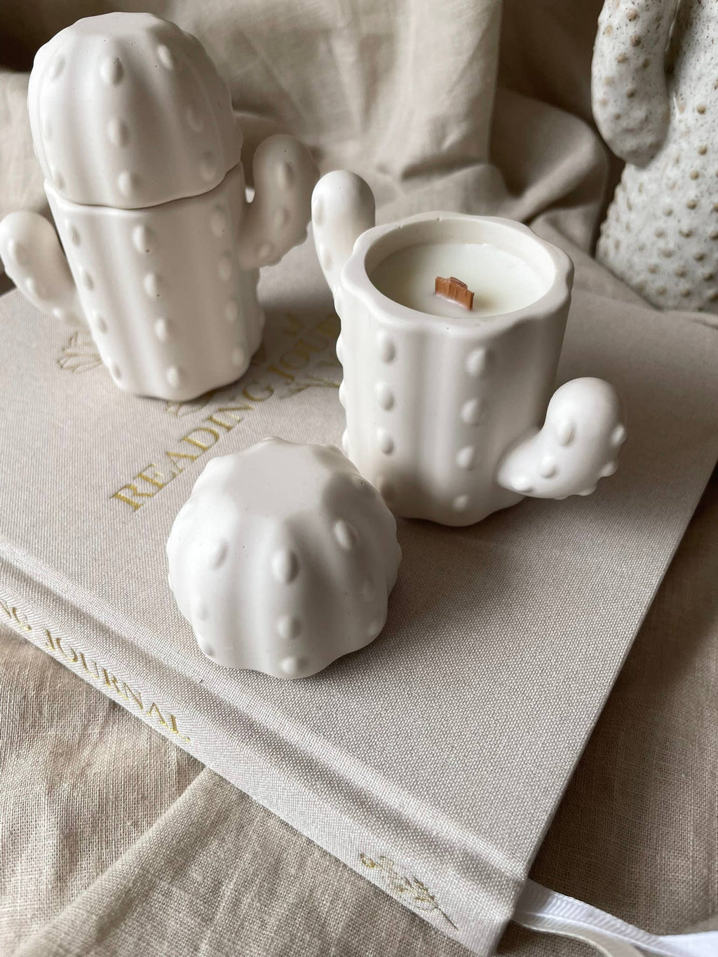‘Desert Bloom’ scented candle made from natural soy wax