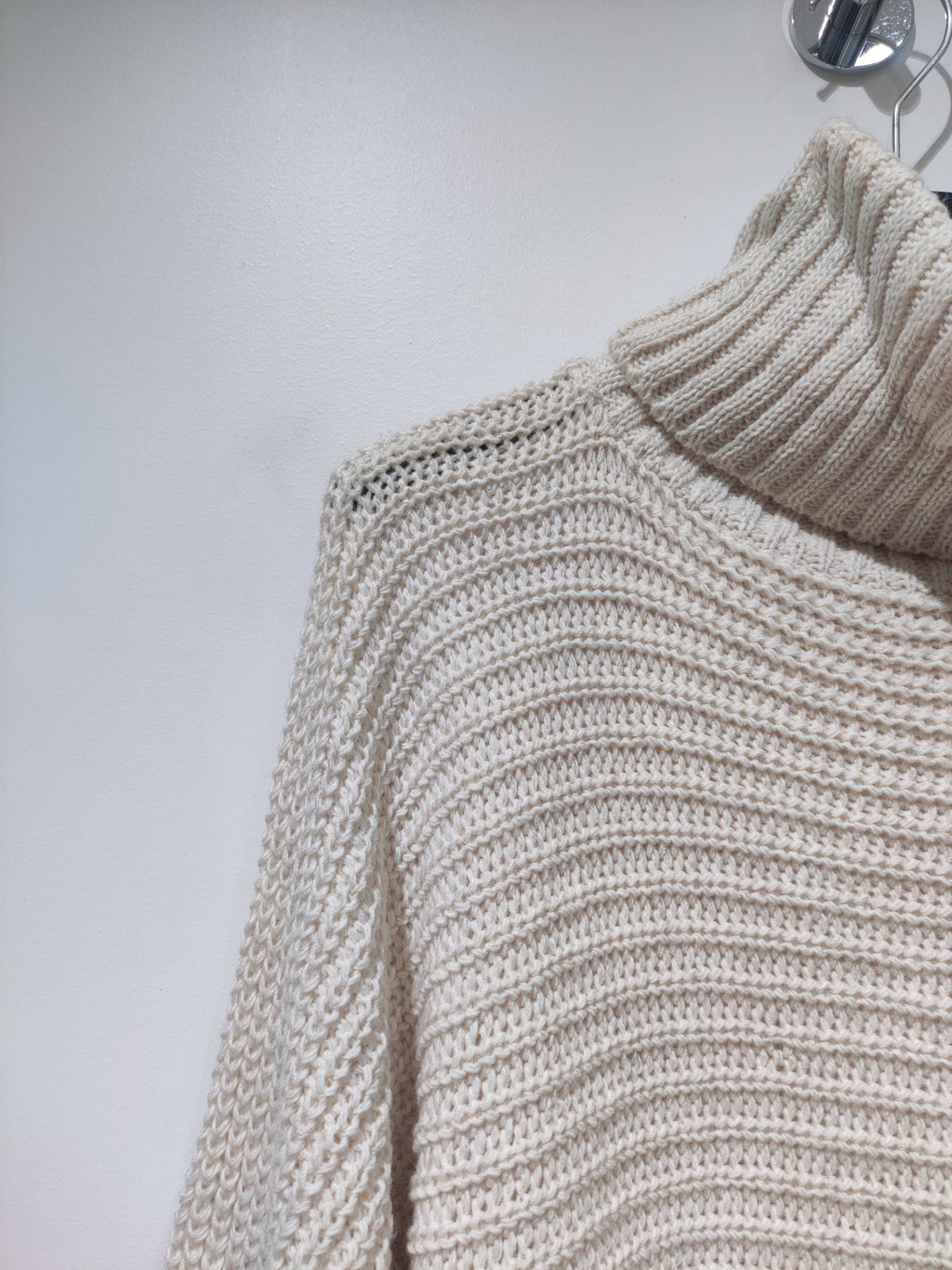 Oversized Ribbed Turtleneck Sweater - Winter Collection 2026