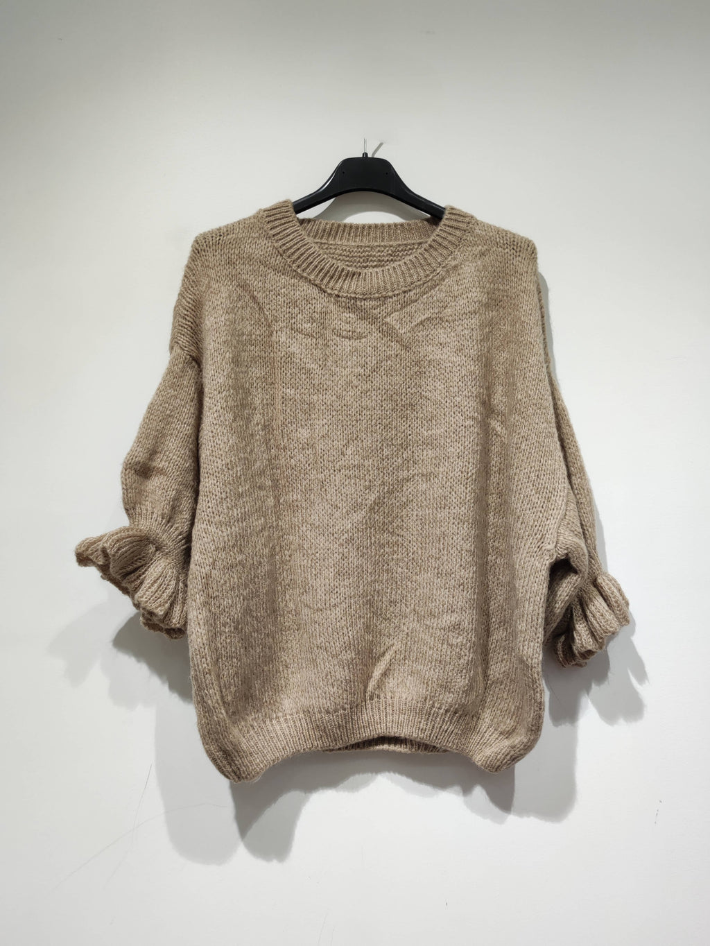 Women’s Ruffle 3/4 Sleeve Sweater - Winter Collection 2026