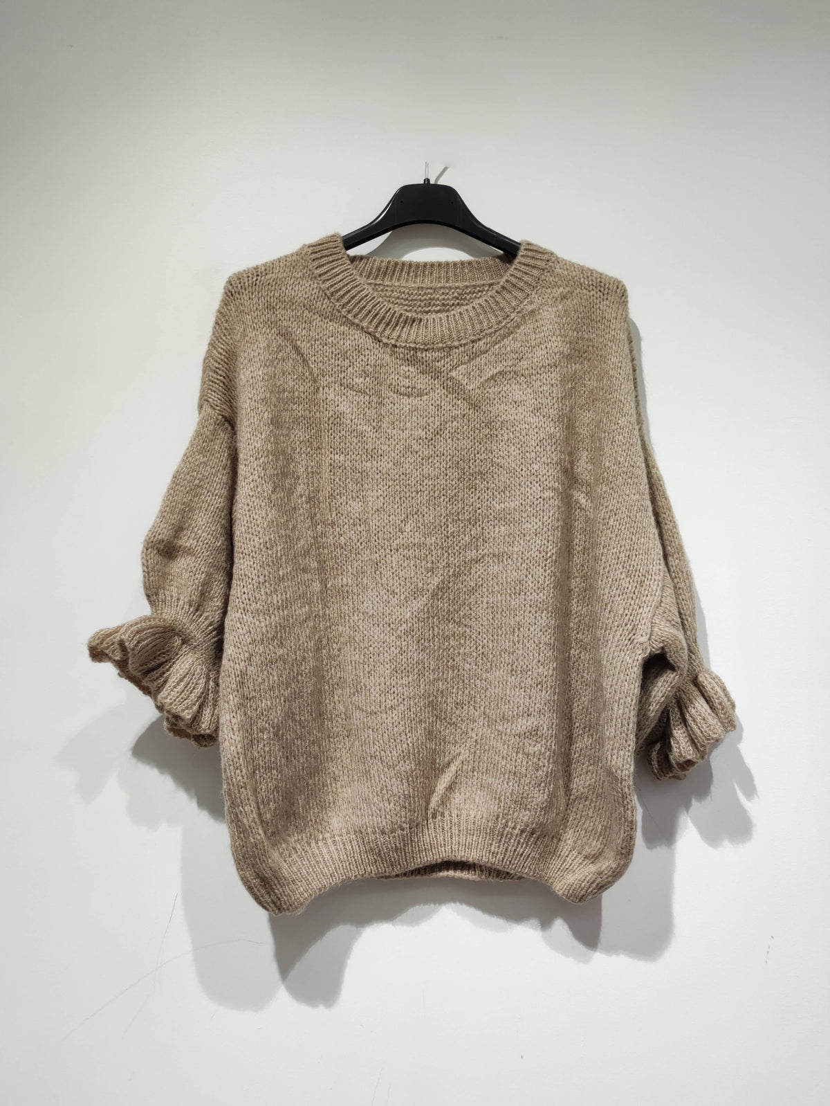 Women’s Ruffle 3/4 Sleeve Sweater - Winter Collection 2026