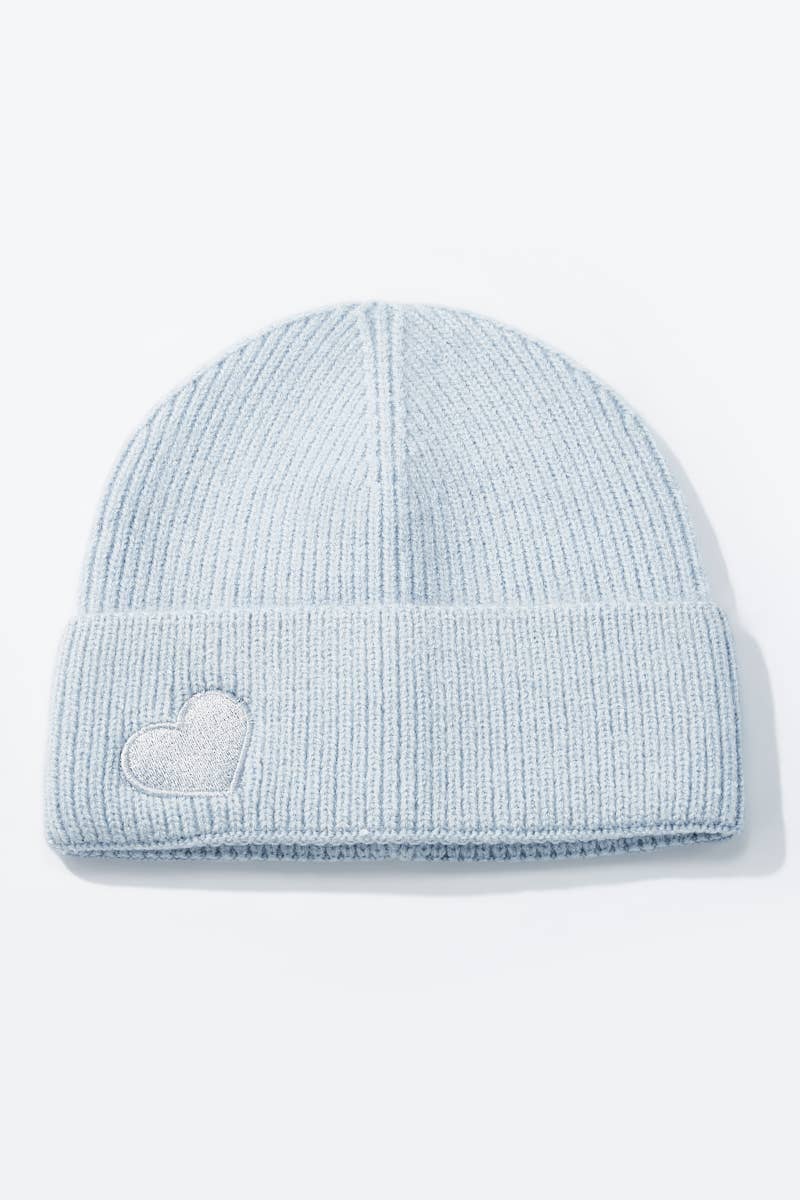 Knitted beanie with subtle Embroidery - Winter Collection 2026