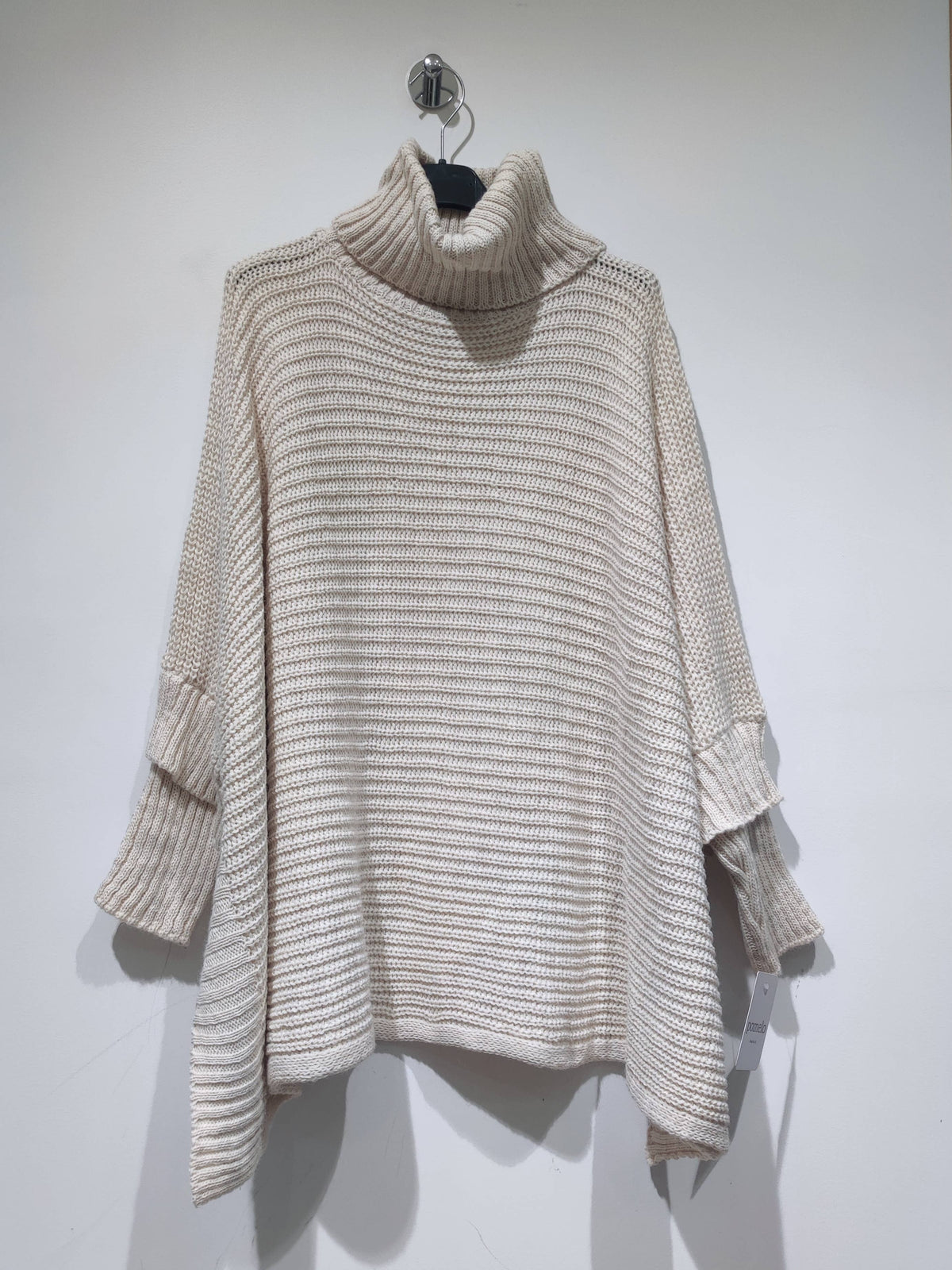 Oversized Ribbed Turtleneck Sweater - Winter Collection 2026