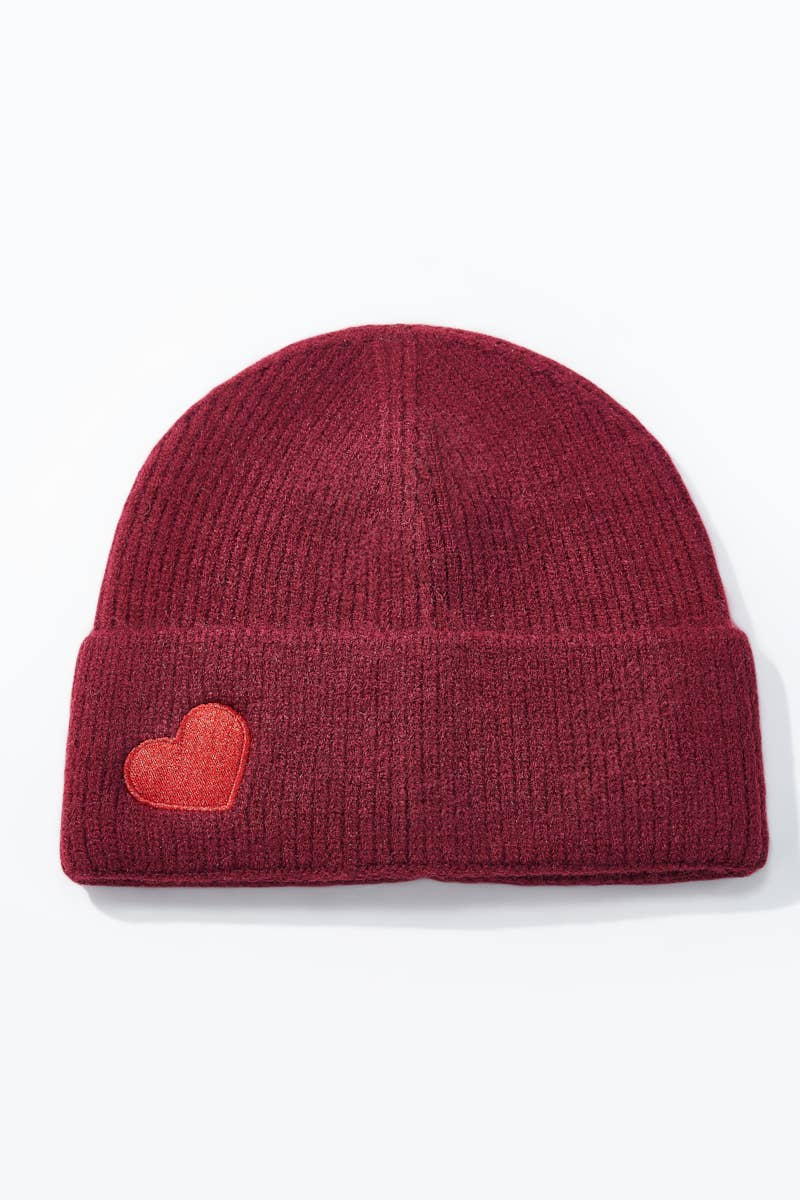 Knitted beanie with subtle Embroidery - Winter Collection 2026
