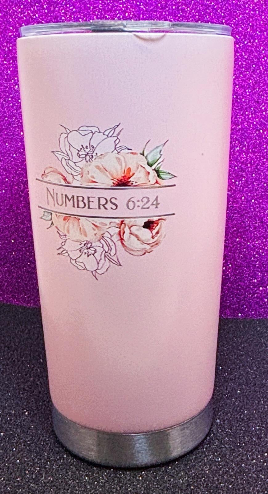 Inspirational Christian Travel Mug – The Lord bless you Design