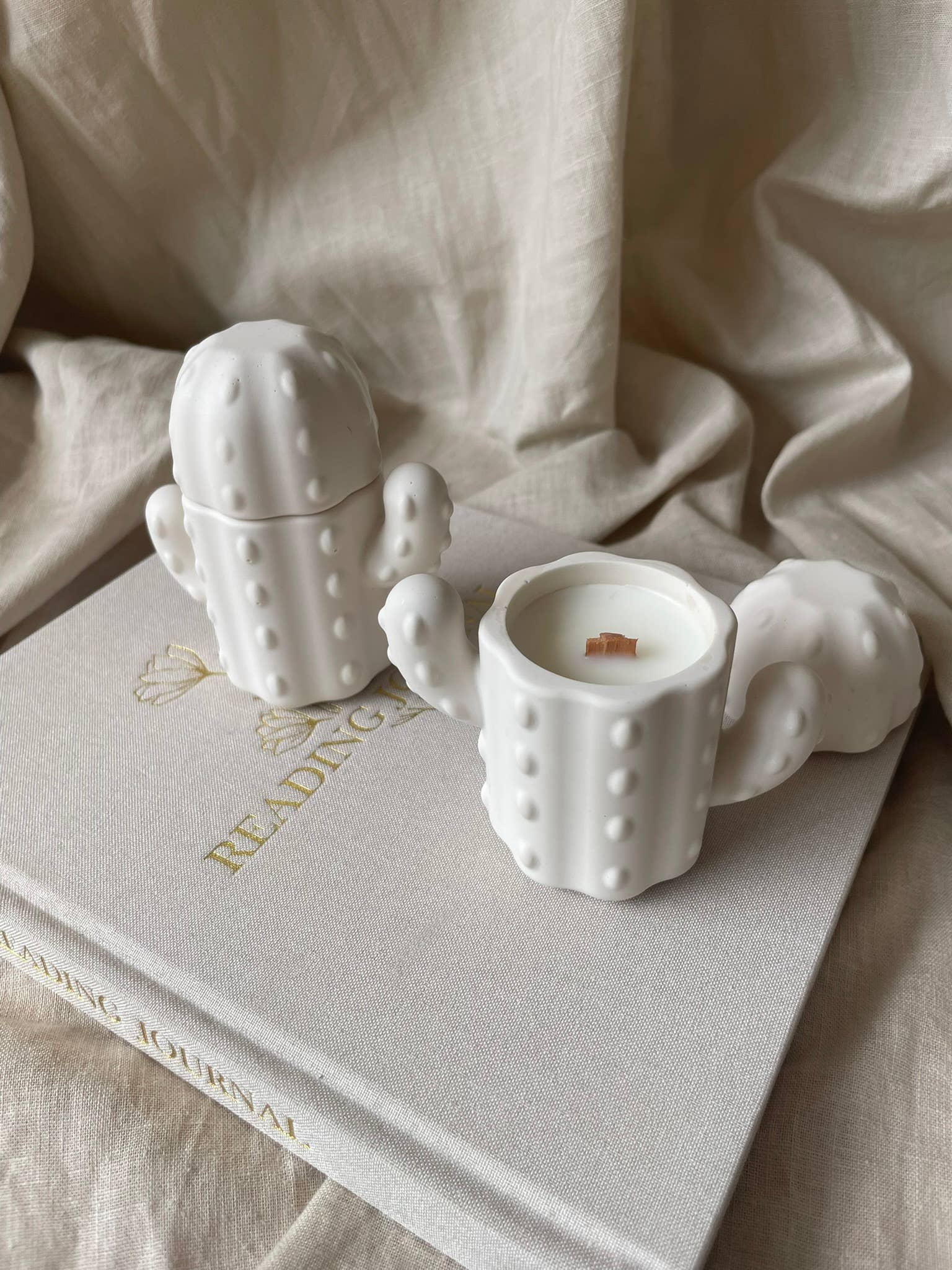 ‘Desert Bloom’ scented candle made from natural soy wax