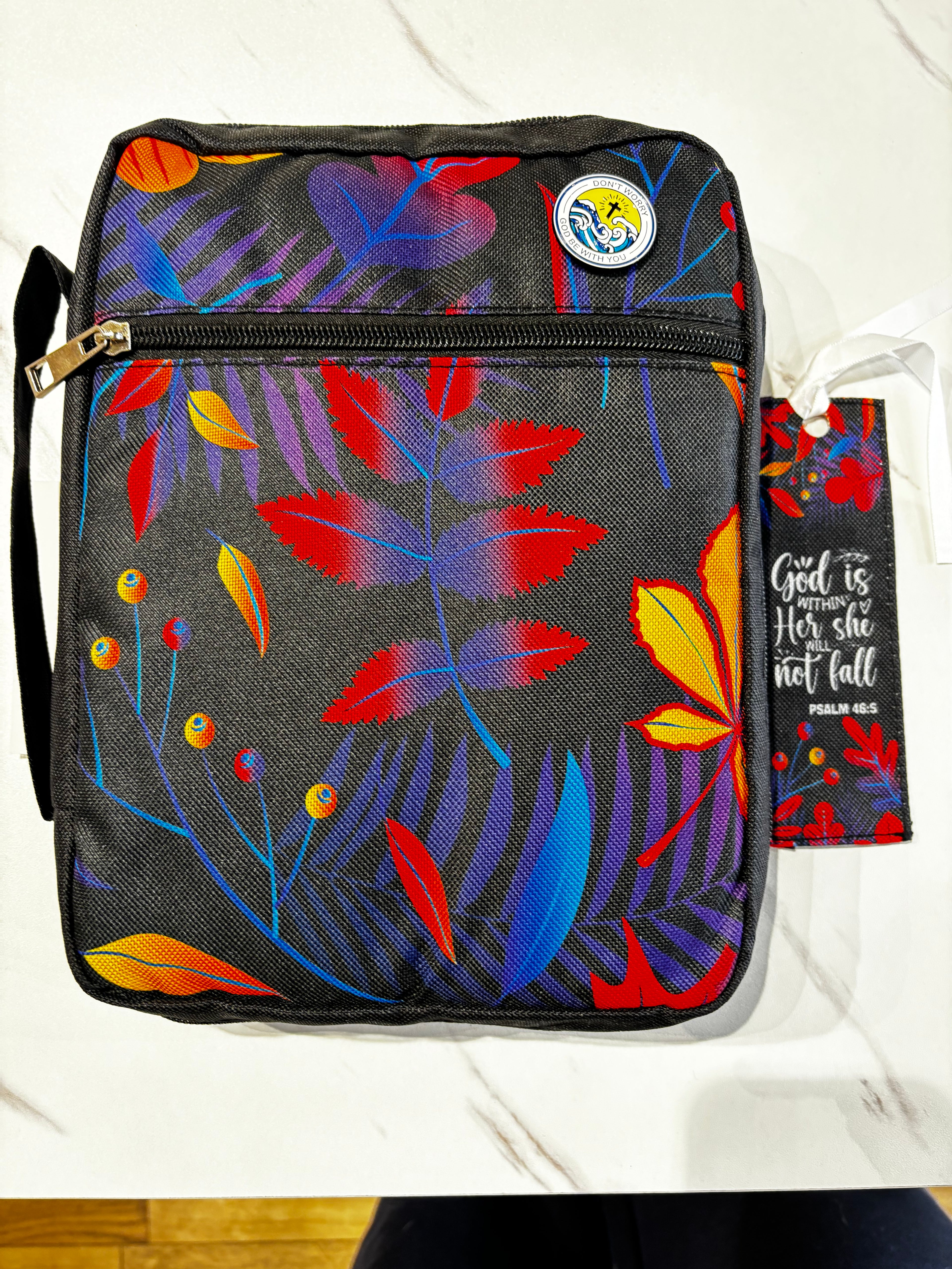 Floral Bible Carrying Case (Small)