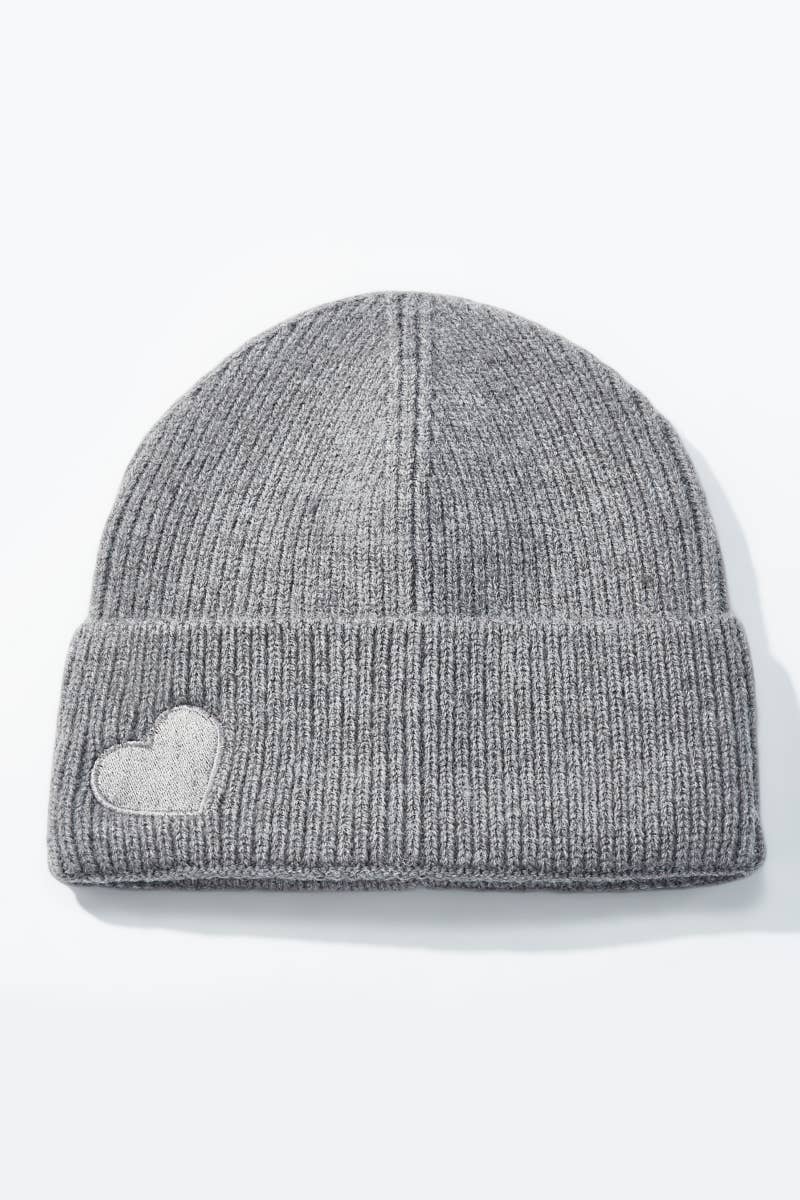 Knitted beanie with subtle Embroidery - Winter Collection 2026