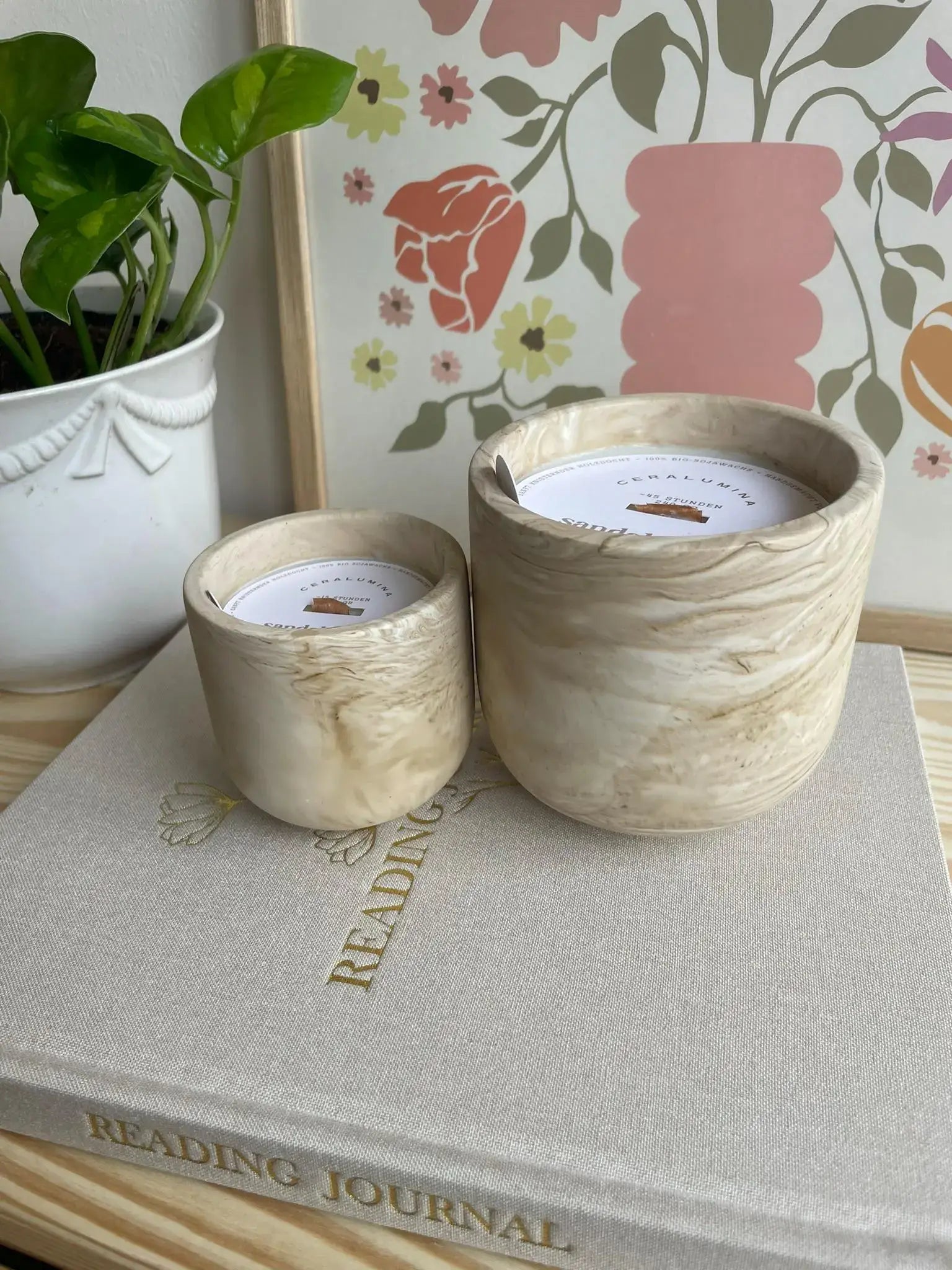 ‘Sandalwood’ soy‑wax scented candle