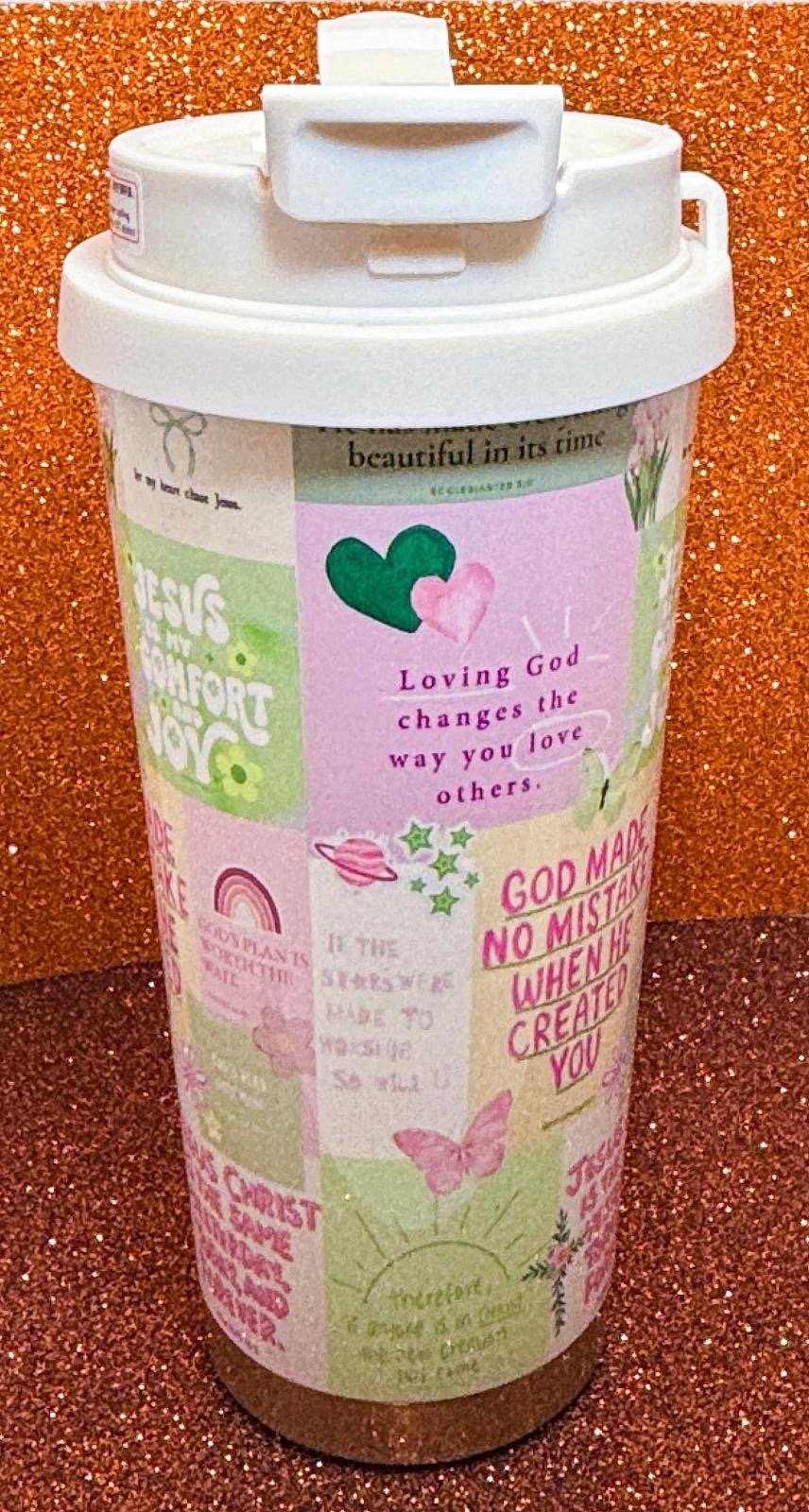 Faith-Inspired Travel Tumbler – 530ML (Jesus is my comfort and joy)