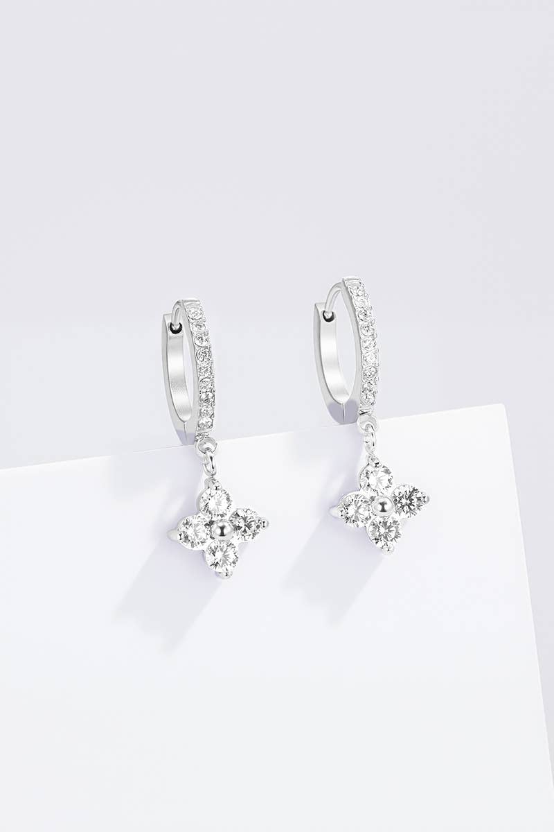 Stainless‑steel earrings