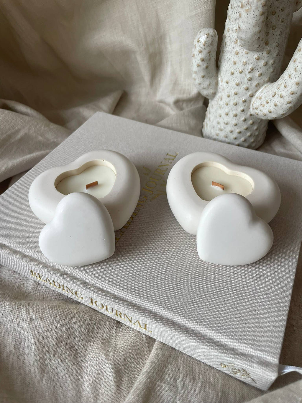 ‘Sweetheart’ soy‑wax scented candle.