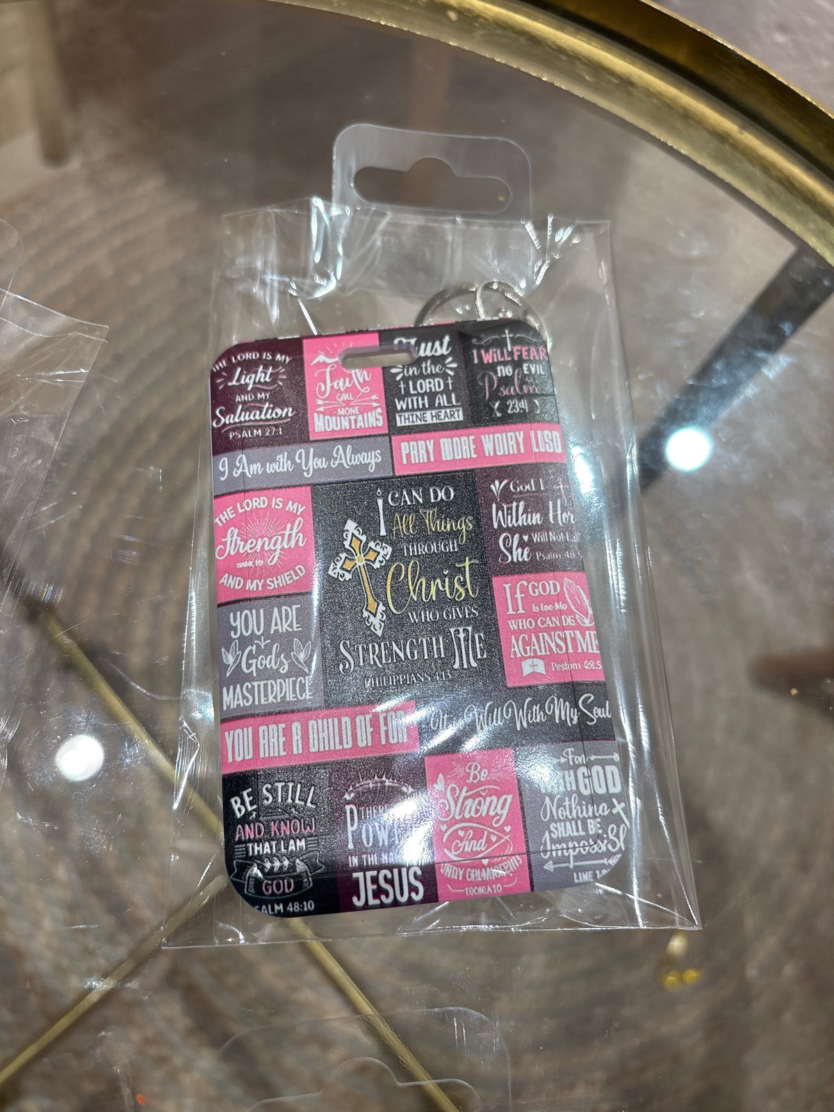 Faith-Inspired Keychain & Card Holder Collection