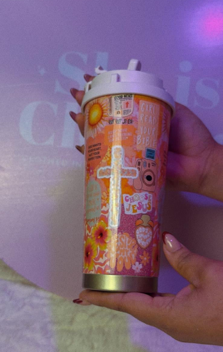 Carry your faith boldly with this vibrant “Girl, Read Your Bible” Tumbler!