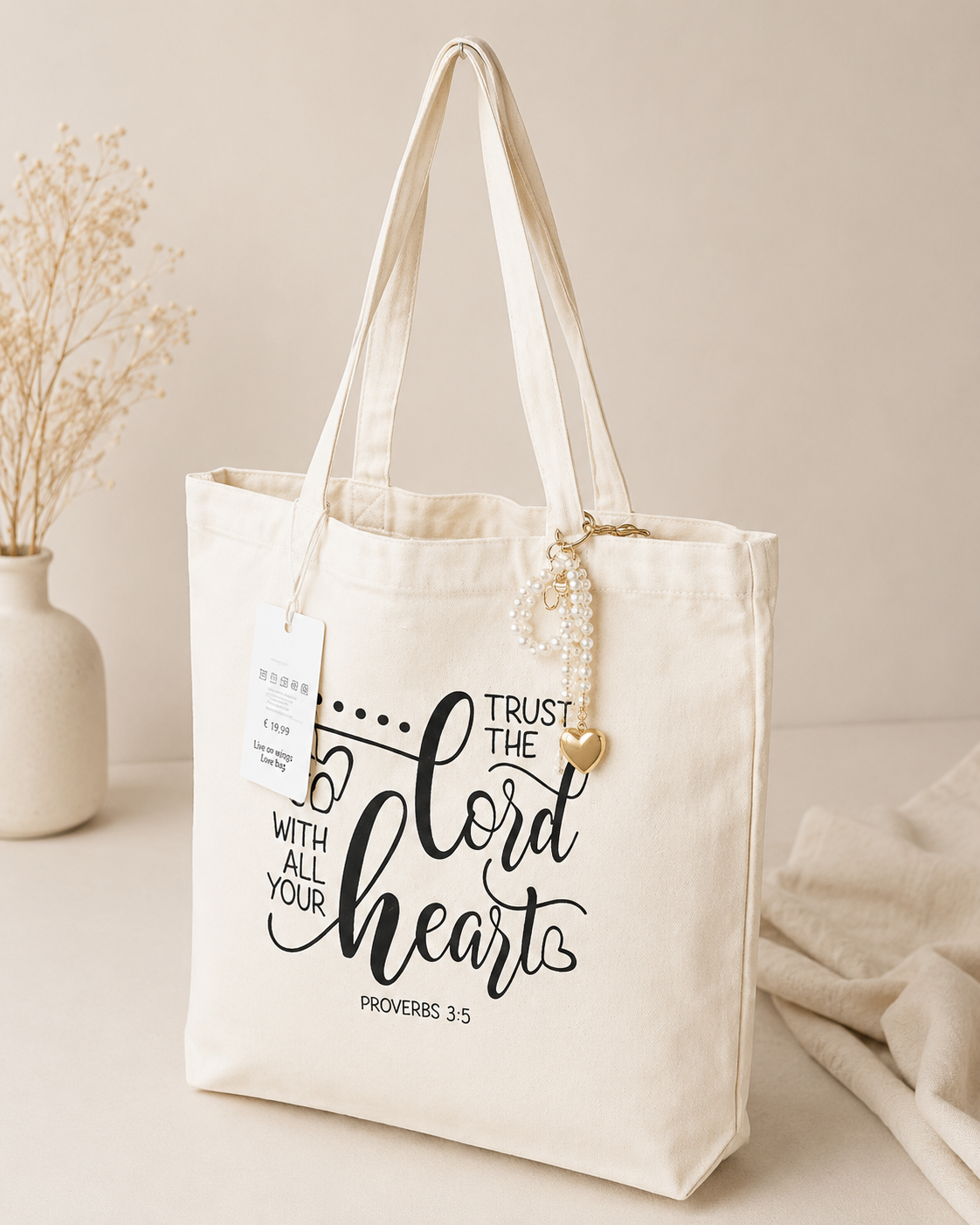 Faith-Inspired Canvas Tote Bags