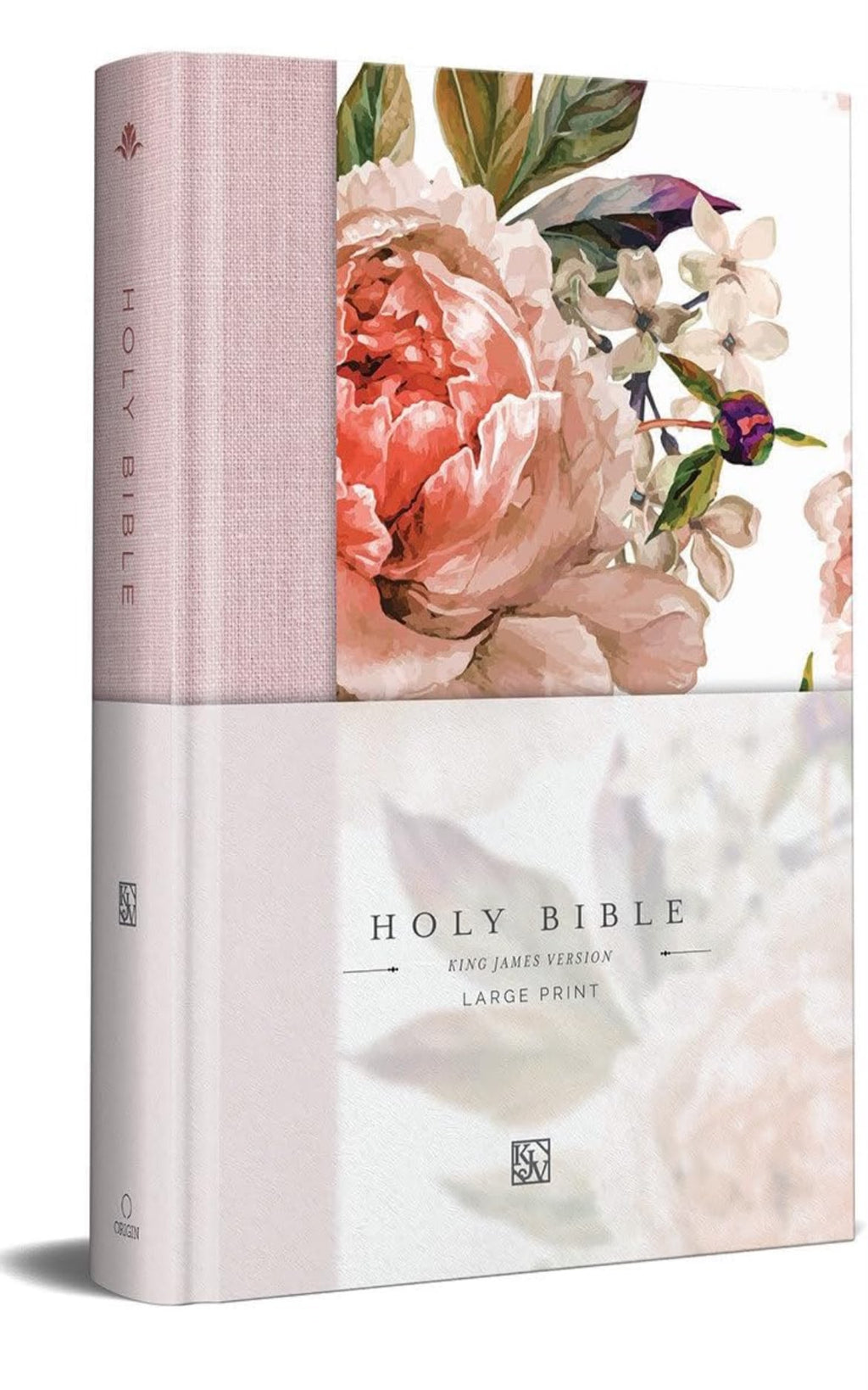 Floral KJV Holy Bible — Large Print
