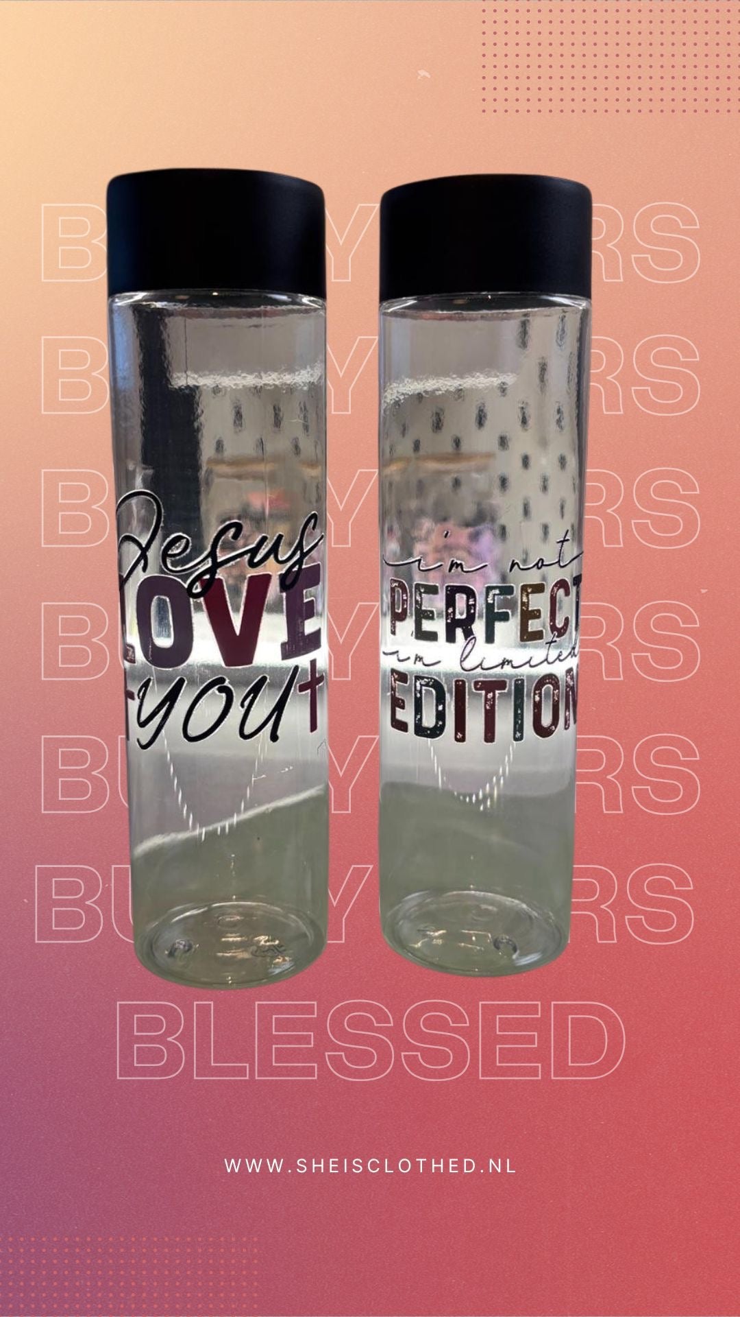 Faith Statement Water Bottle