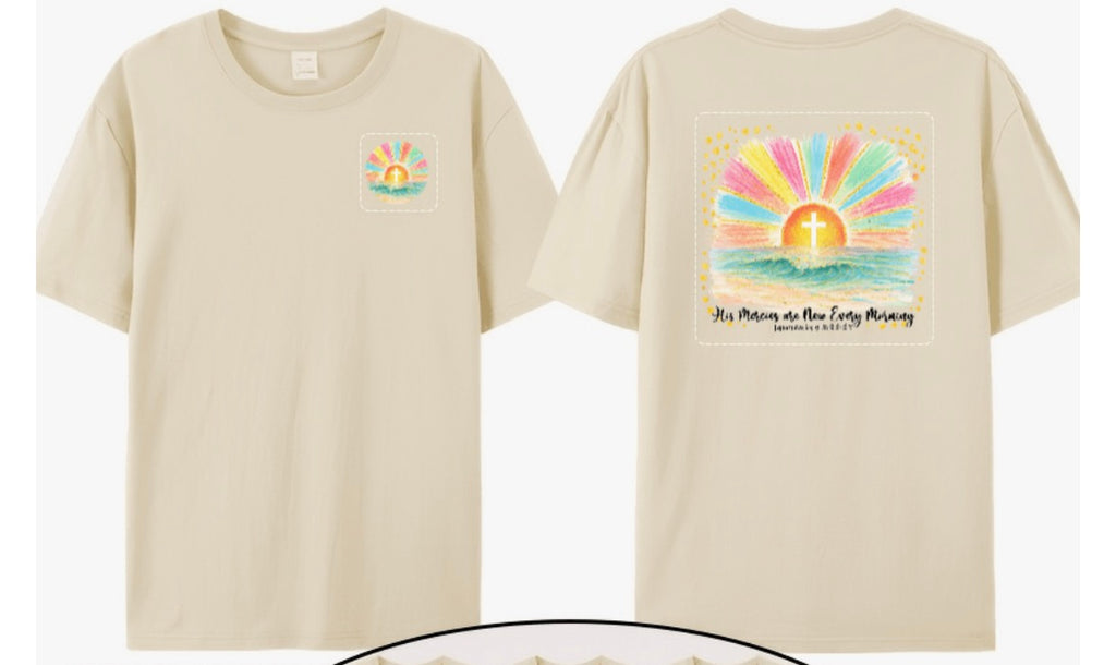 His Mercies Are New Every Morning – Christian T-Shirt