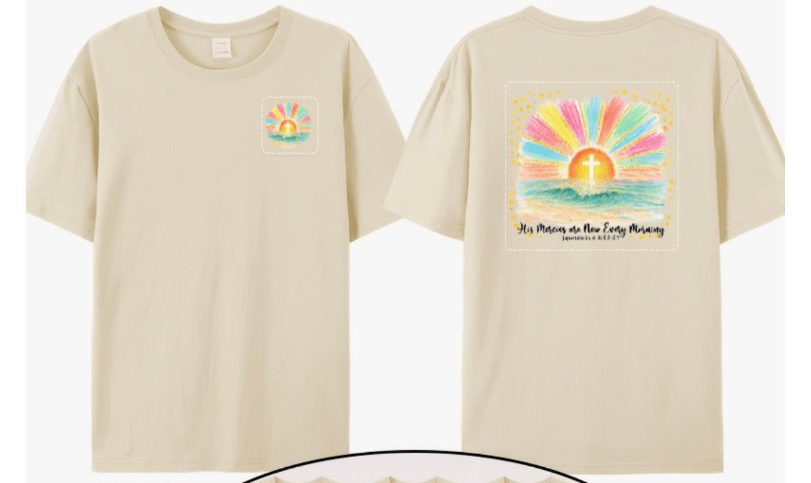 His Mercies Are New Every Morning – Christian T-Shirt