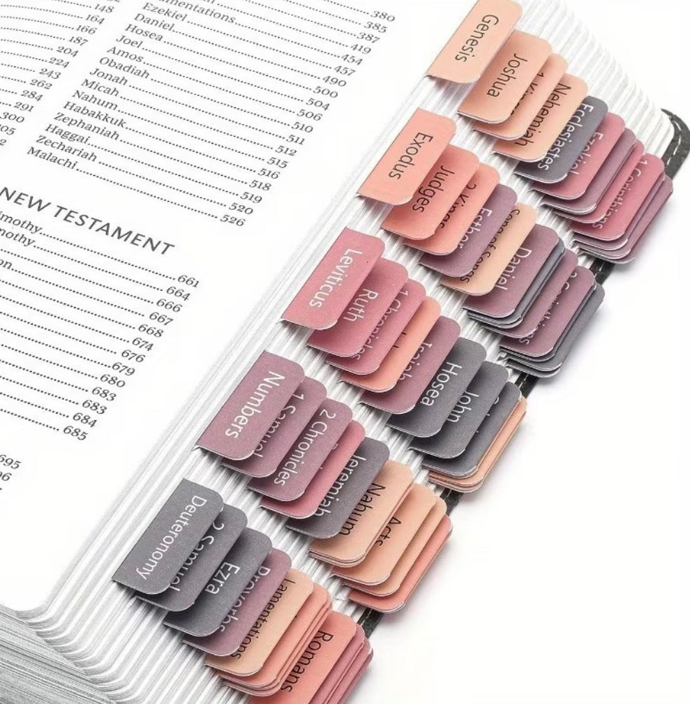 Bible Tabs Set – 75 Tabs