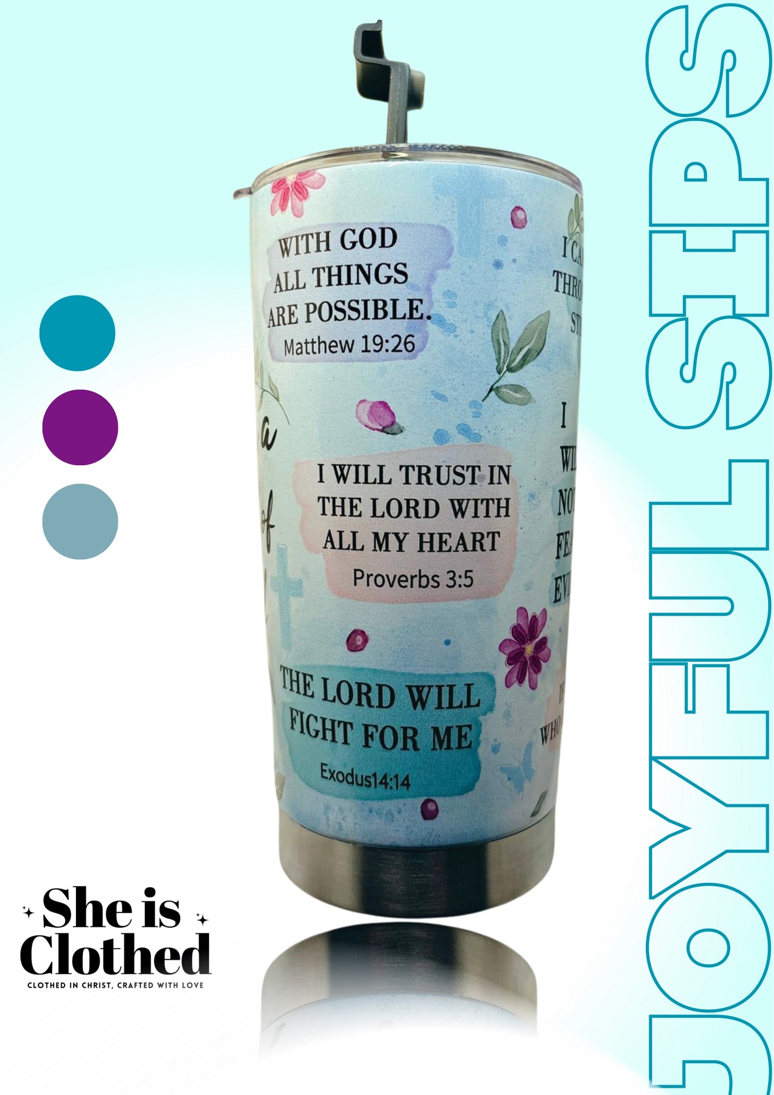Scripture Tumbler – 20oz