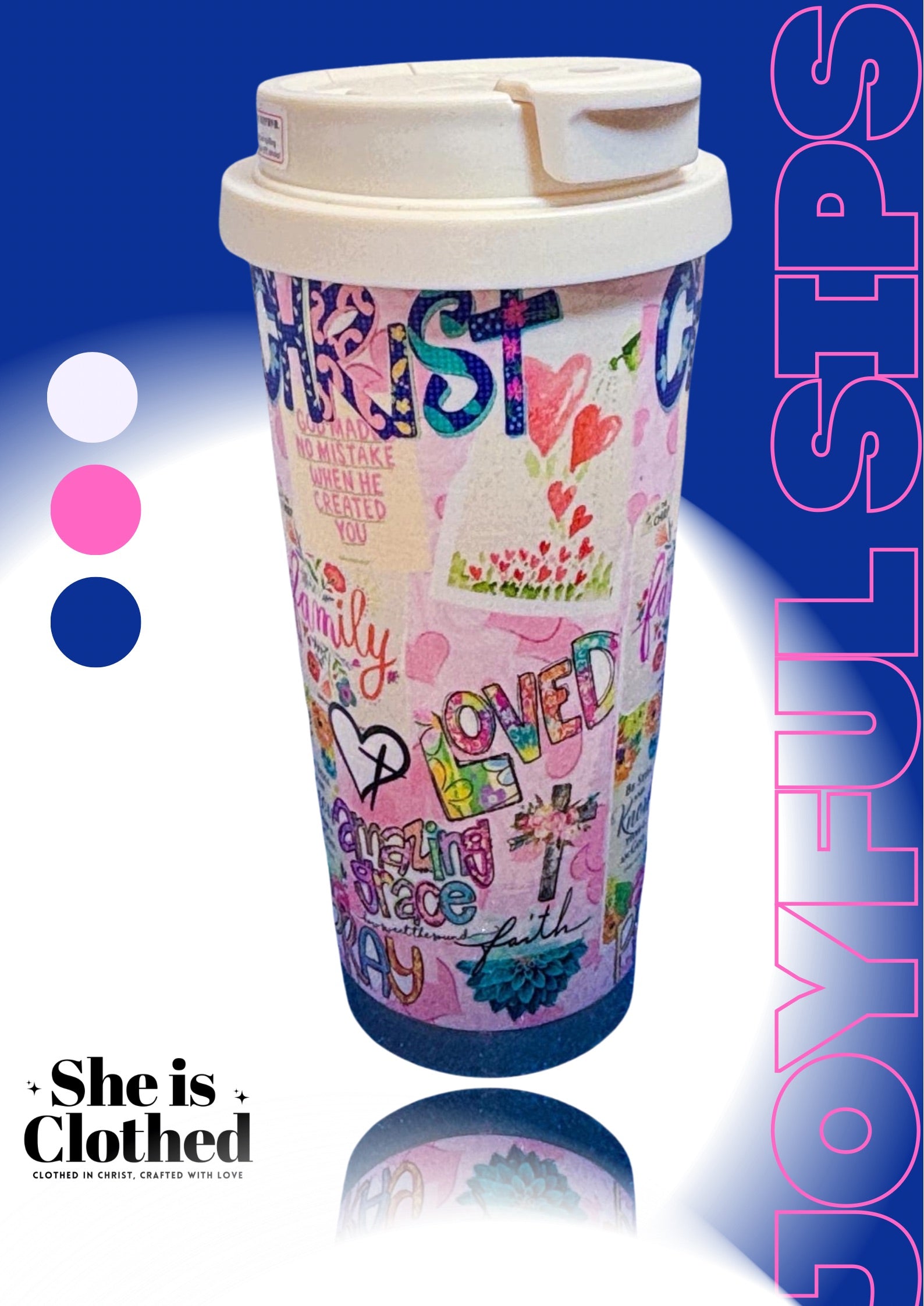 Faith-Inspired Travel Tumbler – 530ML