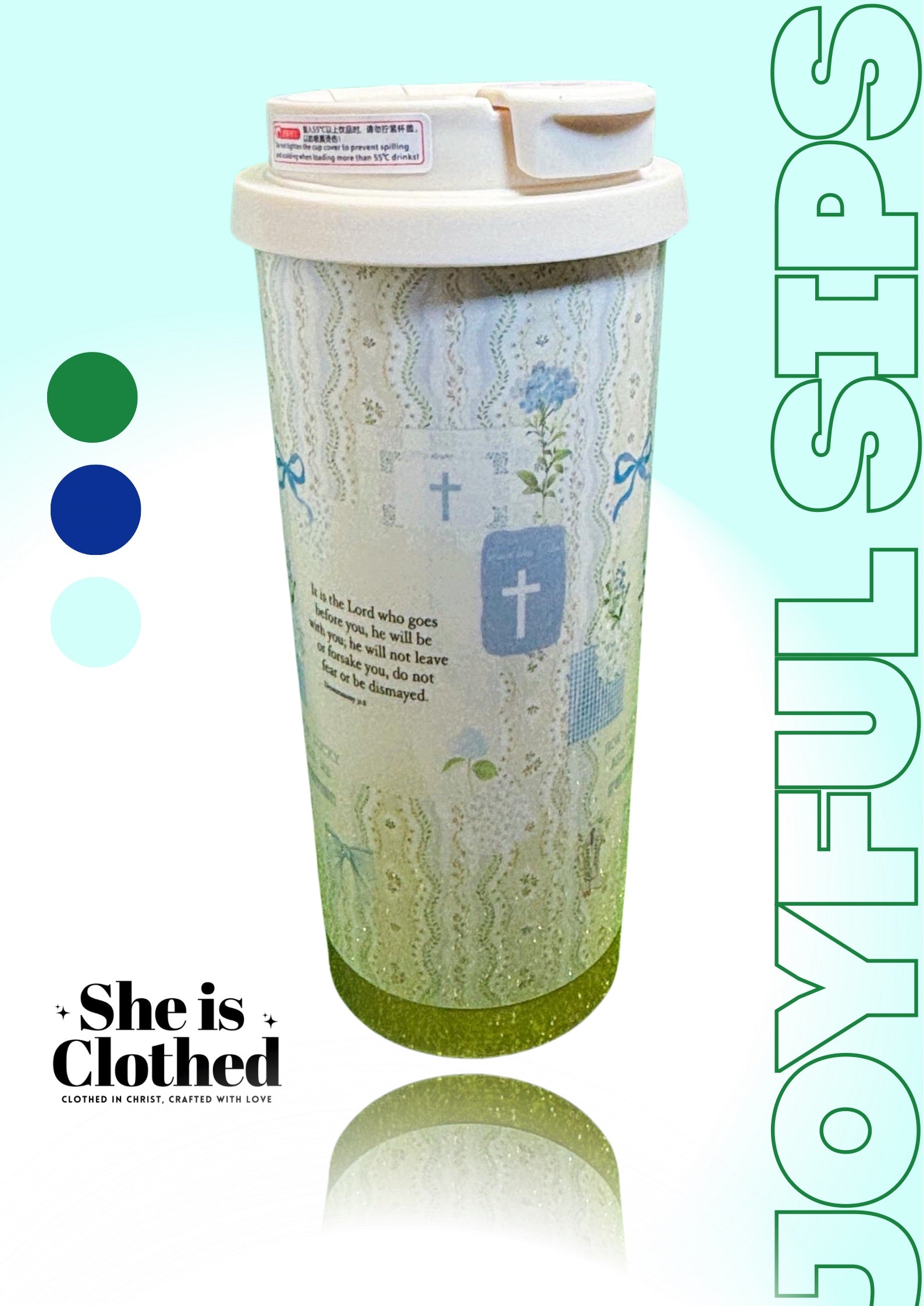 Faith-Inspired Travel Tumbler – 530ML