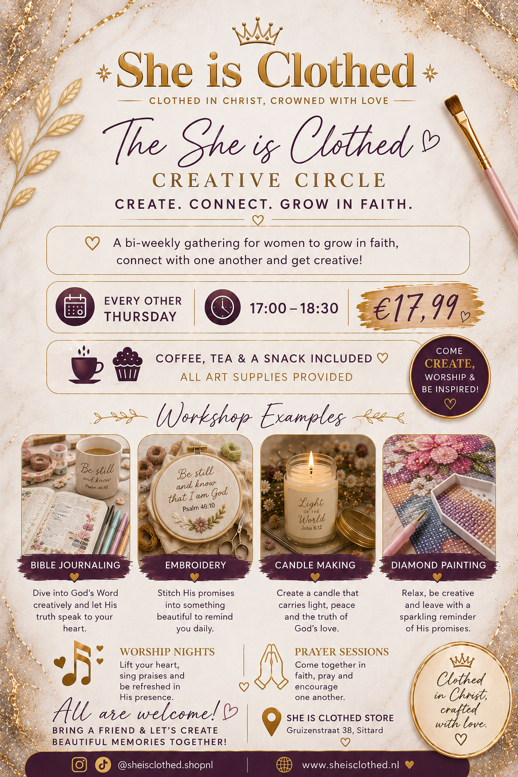 Bi-Weekly Creative Faith Workshops