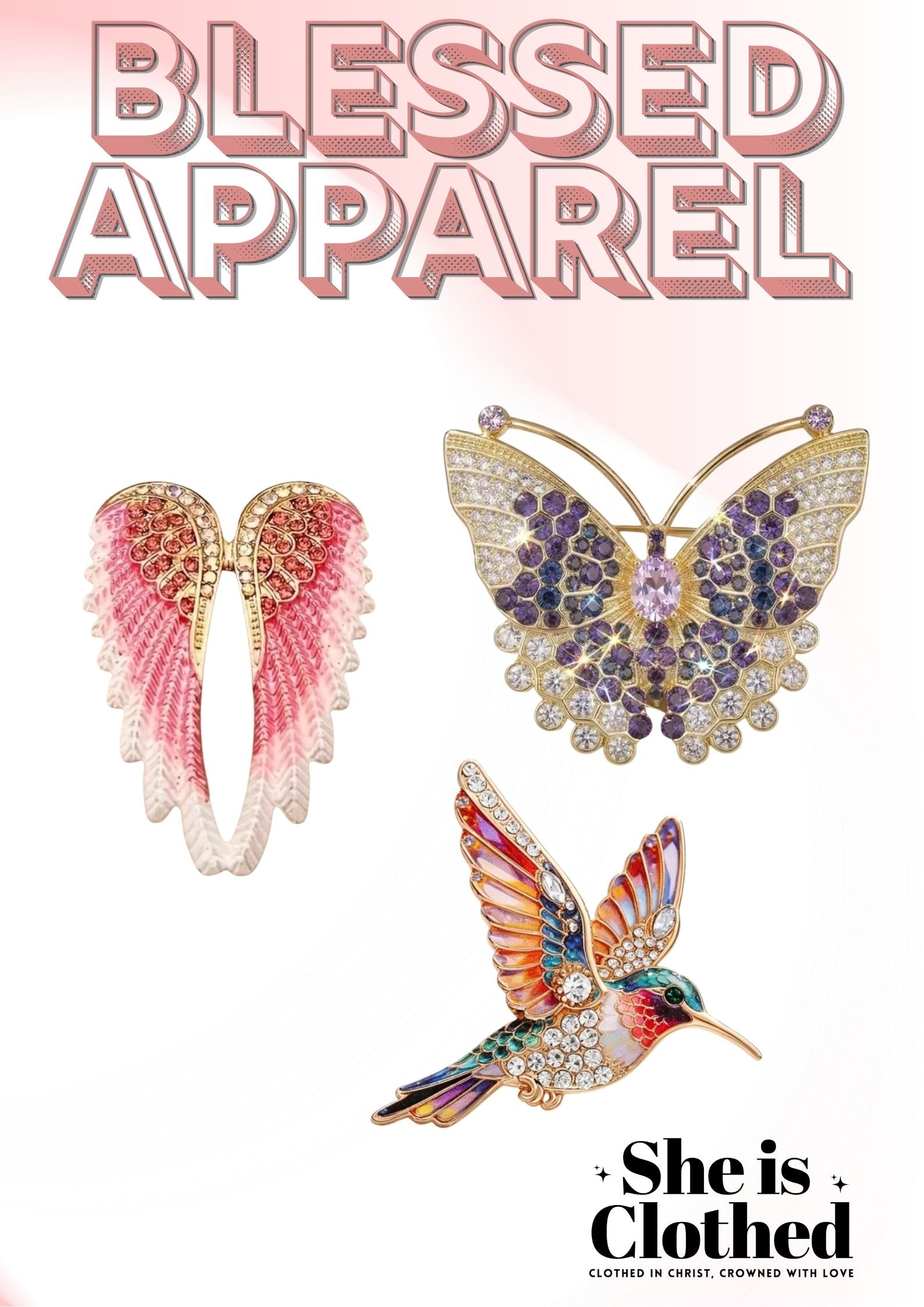 Blessed Apparel Brooch Collection