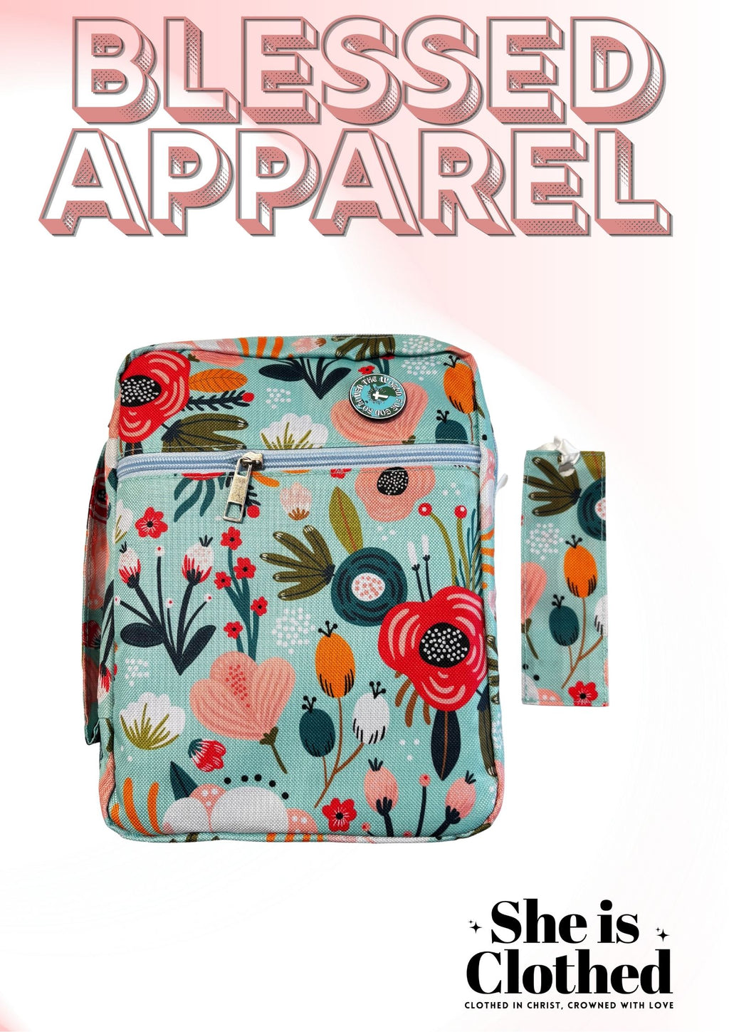 Floral Bible Carrying Case (Small)