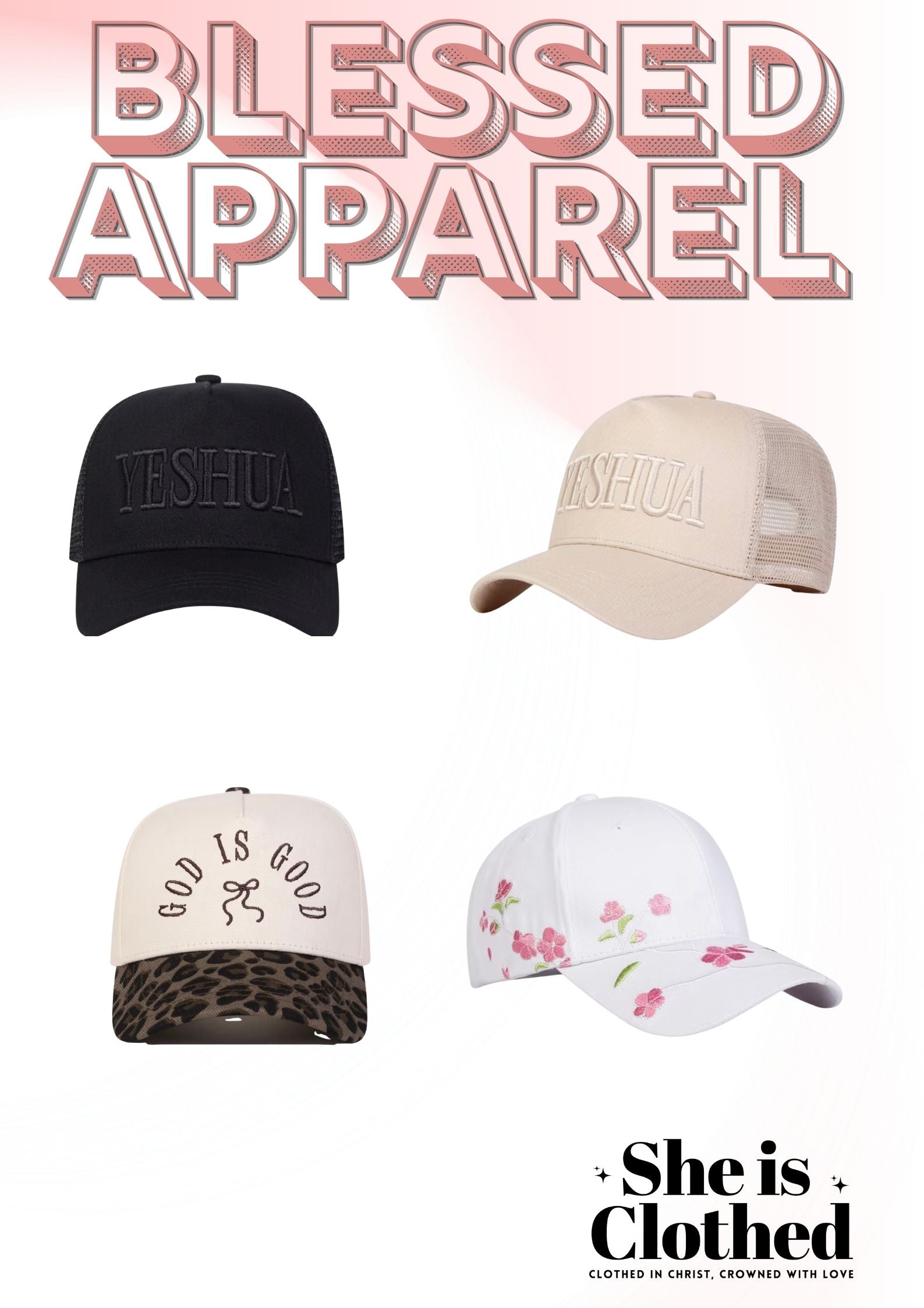 Faith-Inspired Trucker Cap Collection Luxe