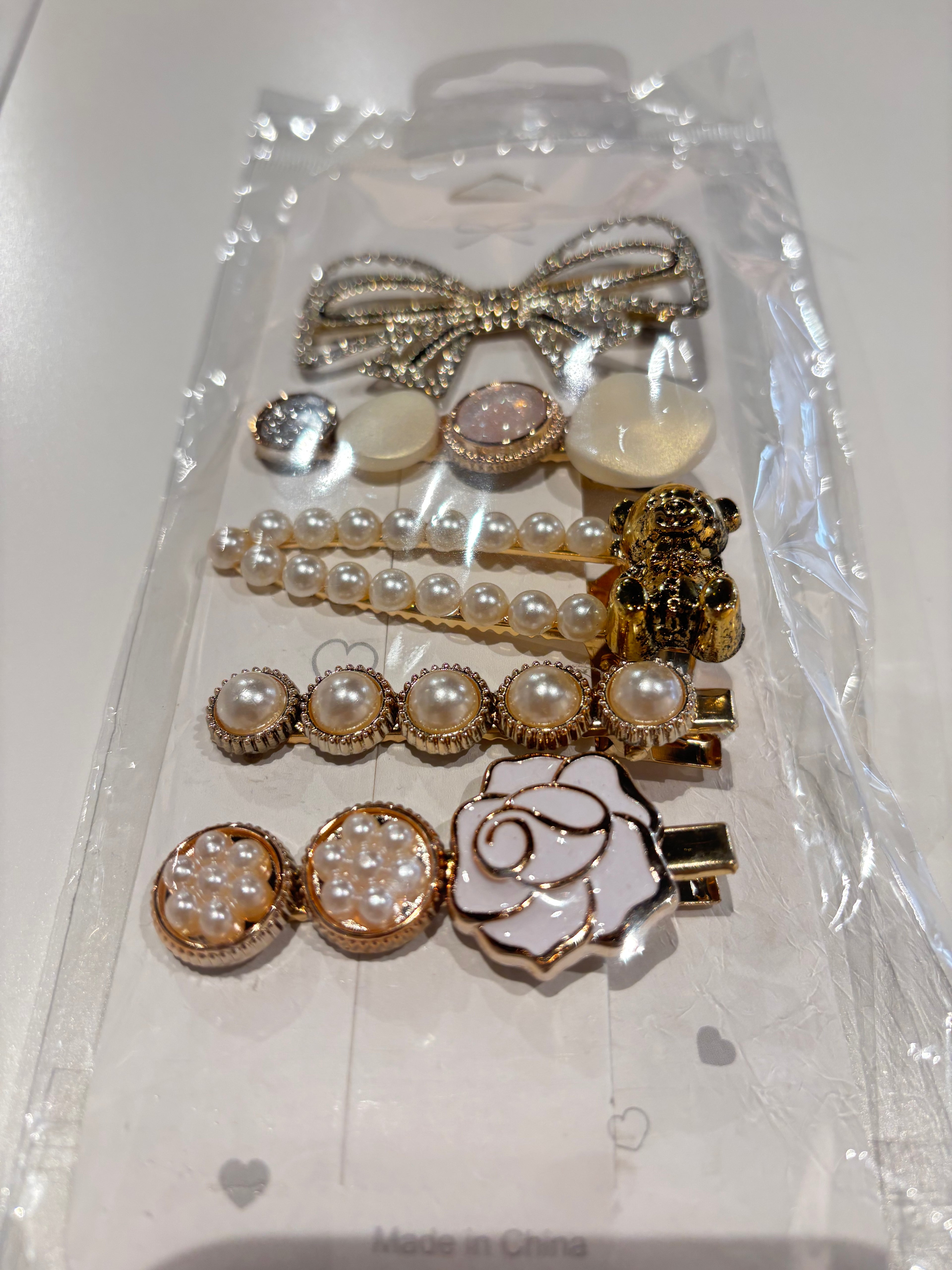 Pearl and Grace Hair Clip Set