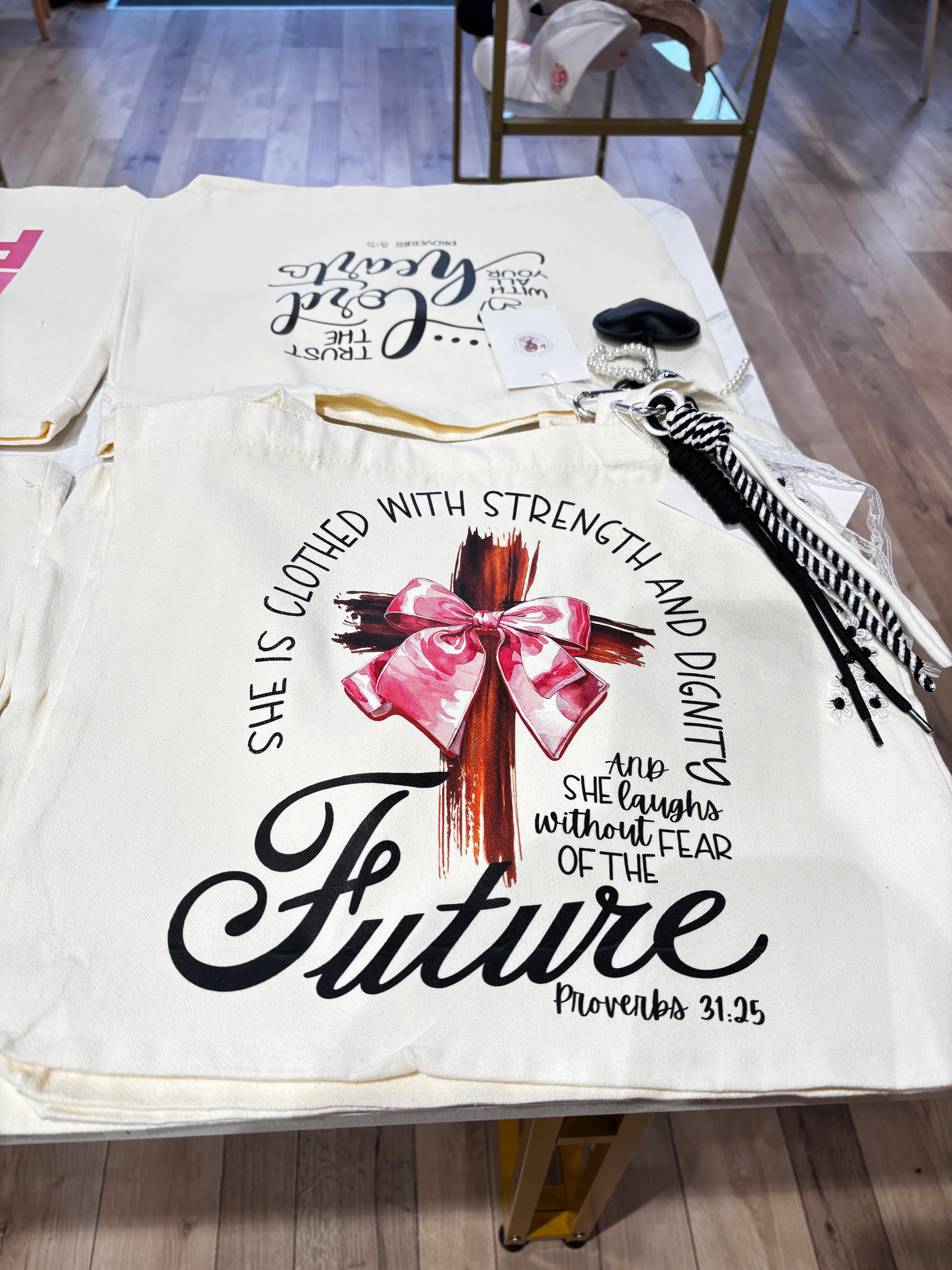 Faith-Inspired Canvas Tote Bags