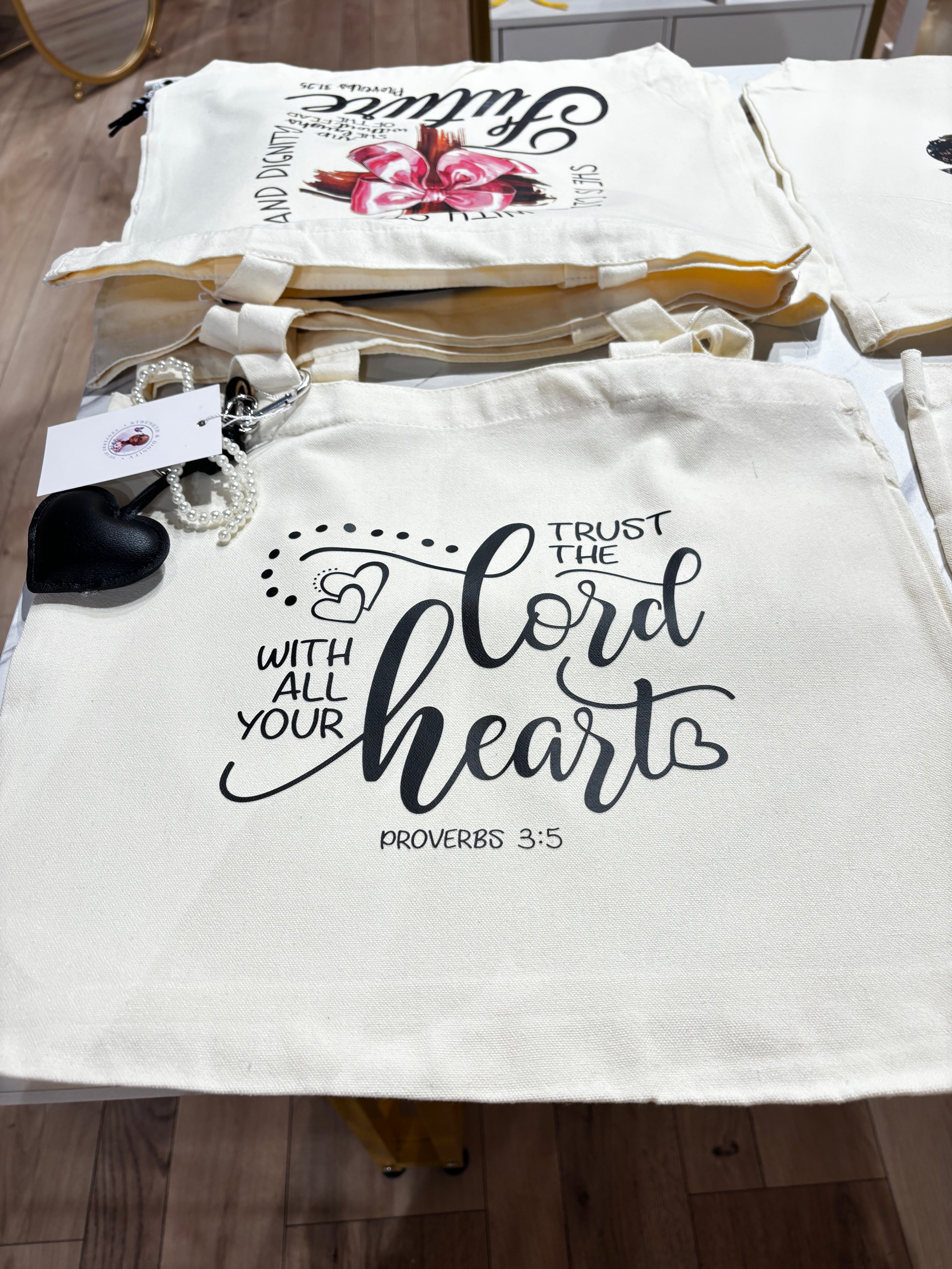 Faith-Inspired Canvas Tote Bags