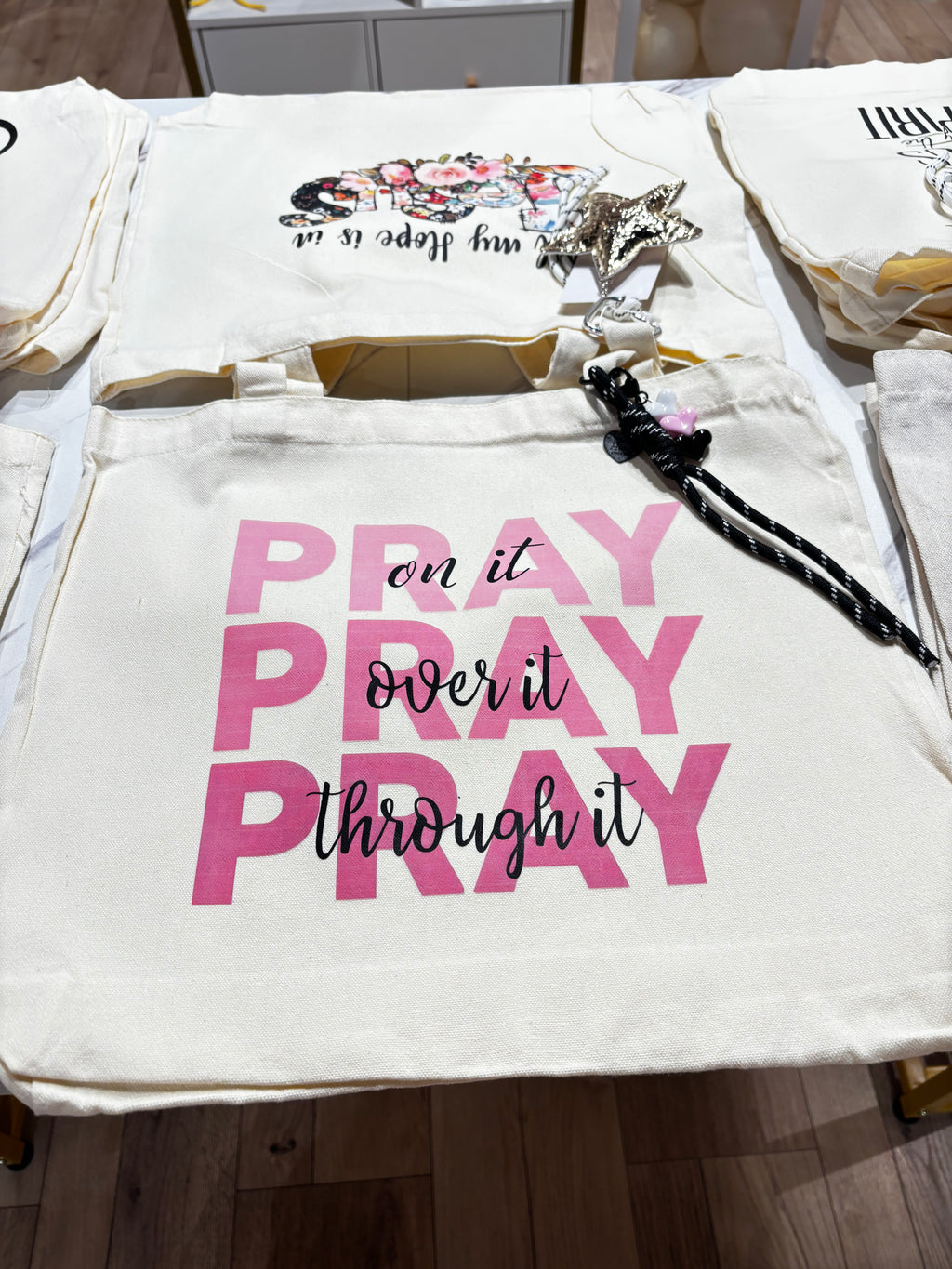 Faith-Inspired Canvas Tote Bags
