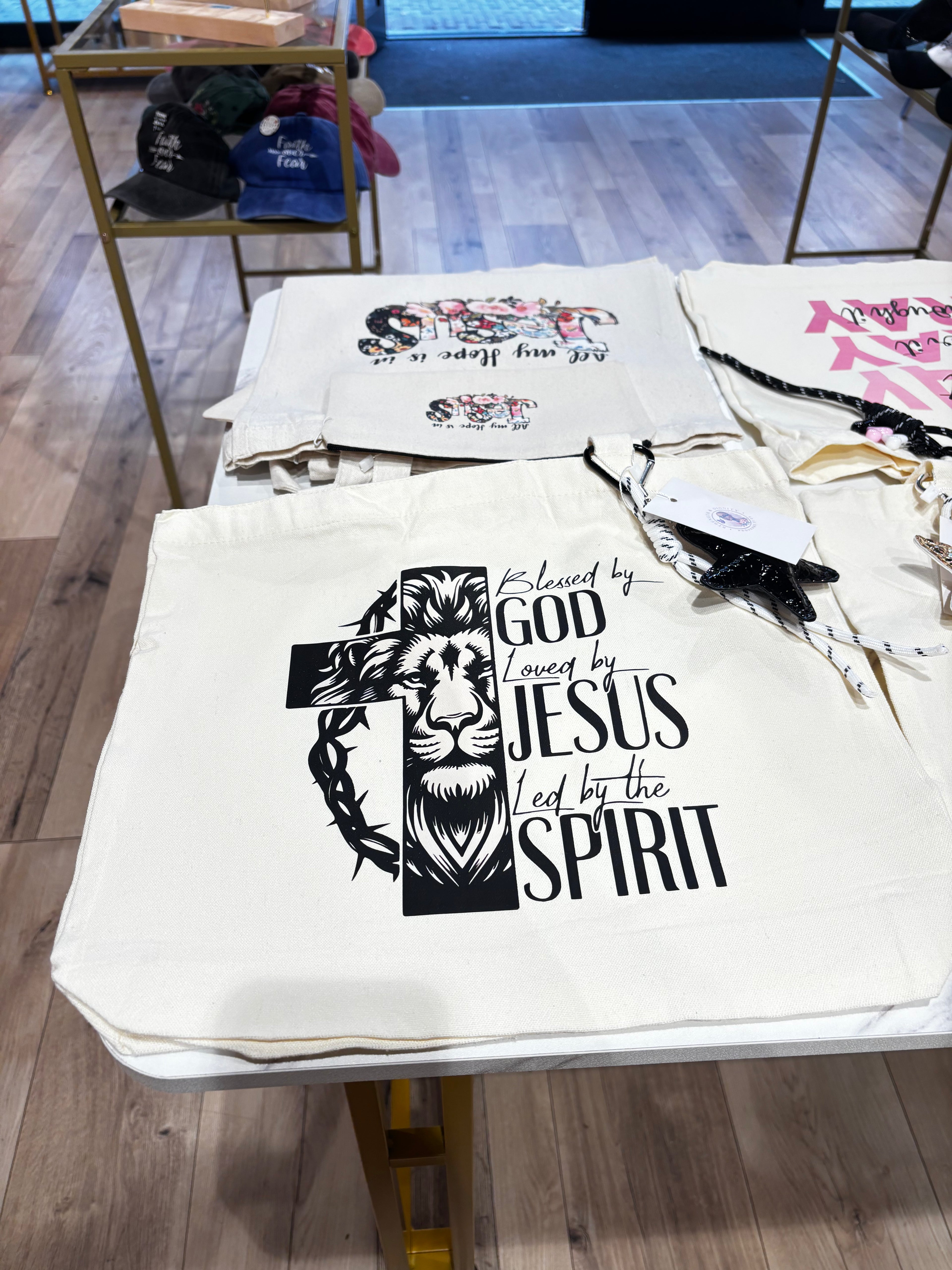 Faith-Inspired Canvas Tote Bags