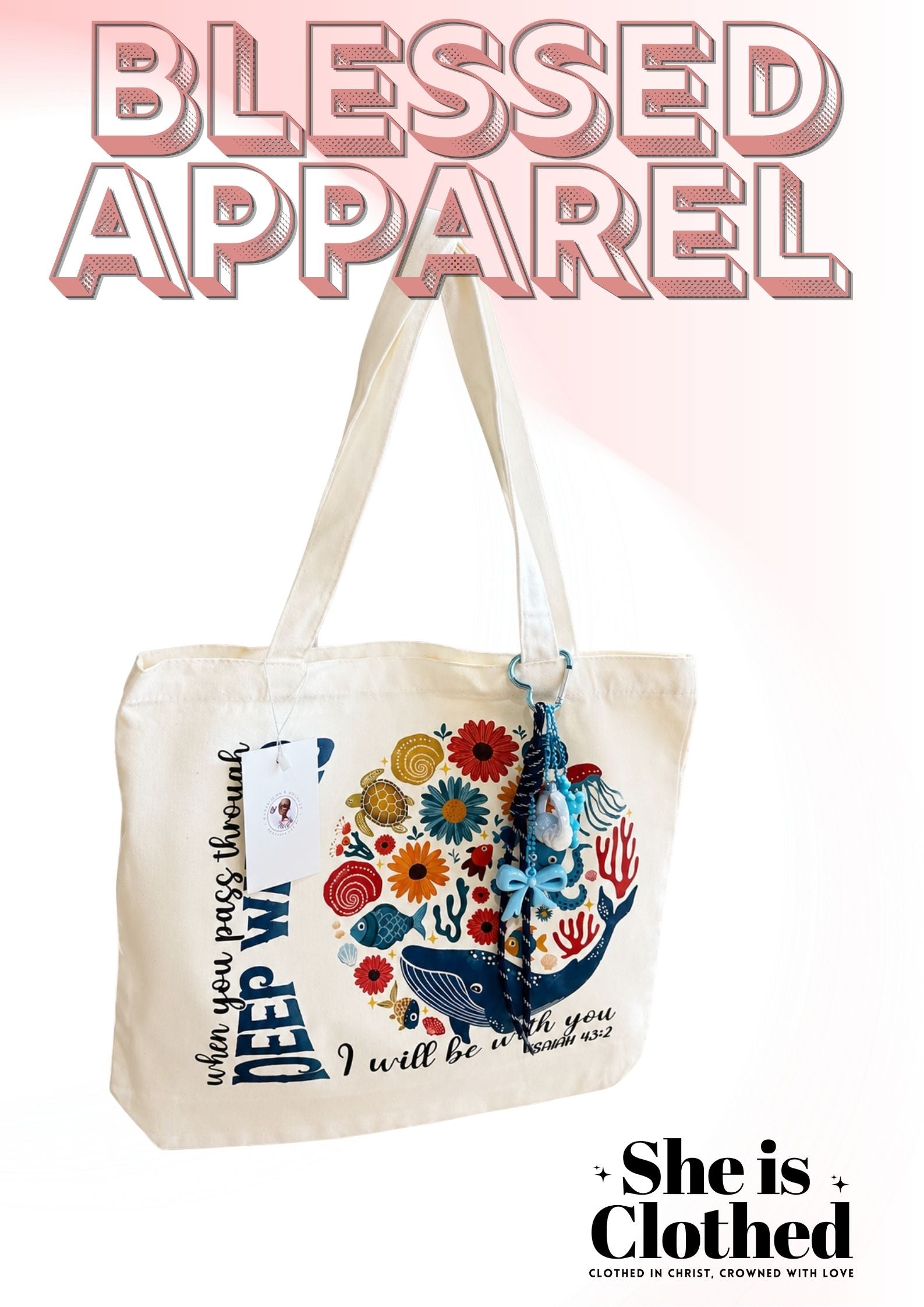 Faith-Inspired Canvas Tote Bags