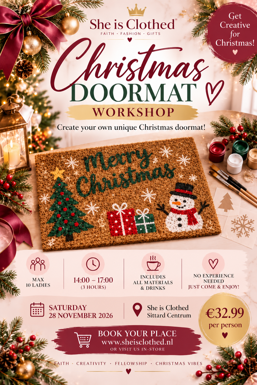 Christmas Doormat Workshop
