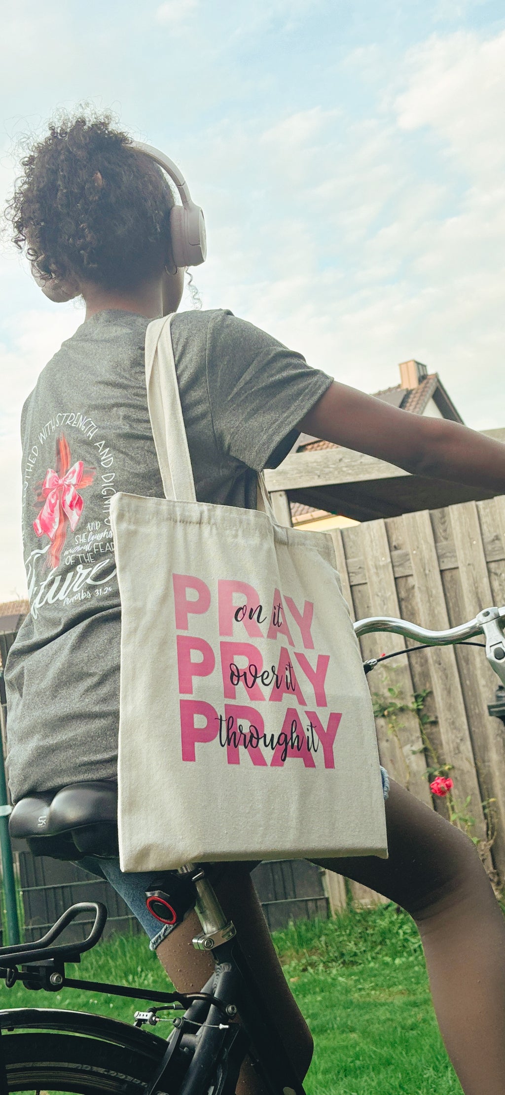 Pray On It Tote Bag
