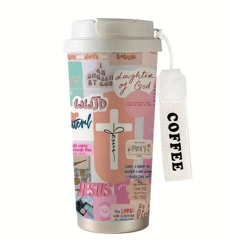 Faith-Inspired Travel Tumbler – 530ML (Daughter of God)