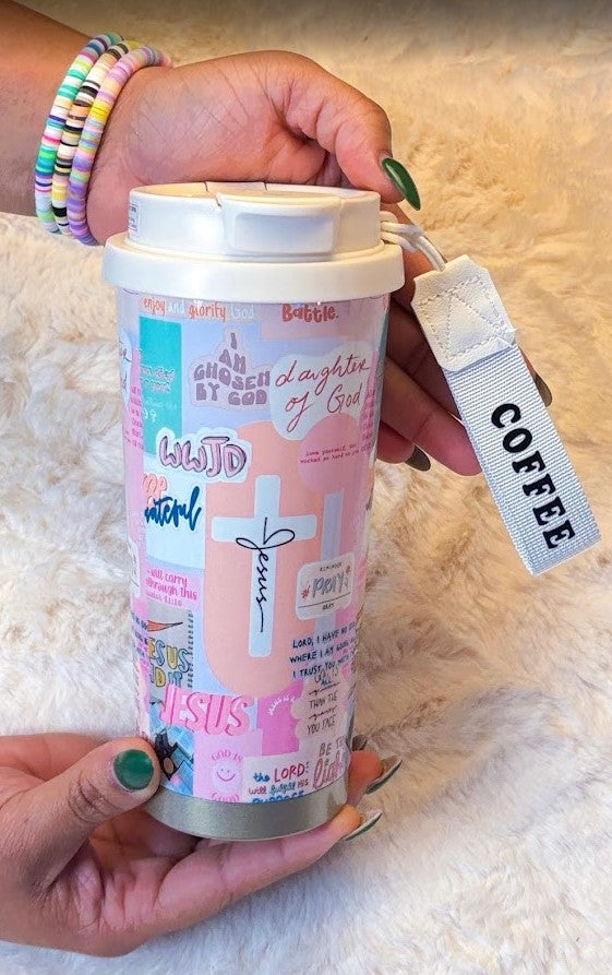 Faith-Inspired Travel Tumbler – 530ML (Daughter of God)