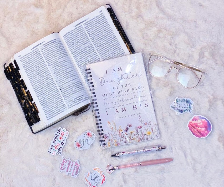 “I Am a Daughter of the Most High King” Spiral Notebook