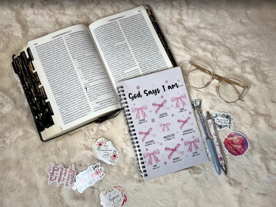 “God Says I Am…” Spiral Notebook