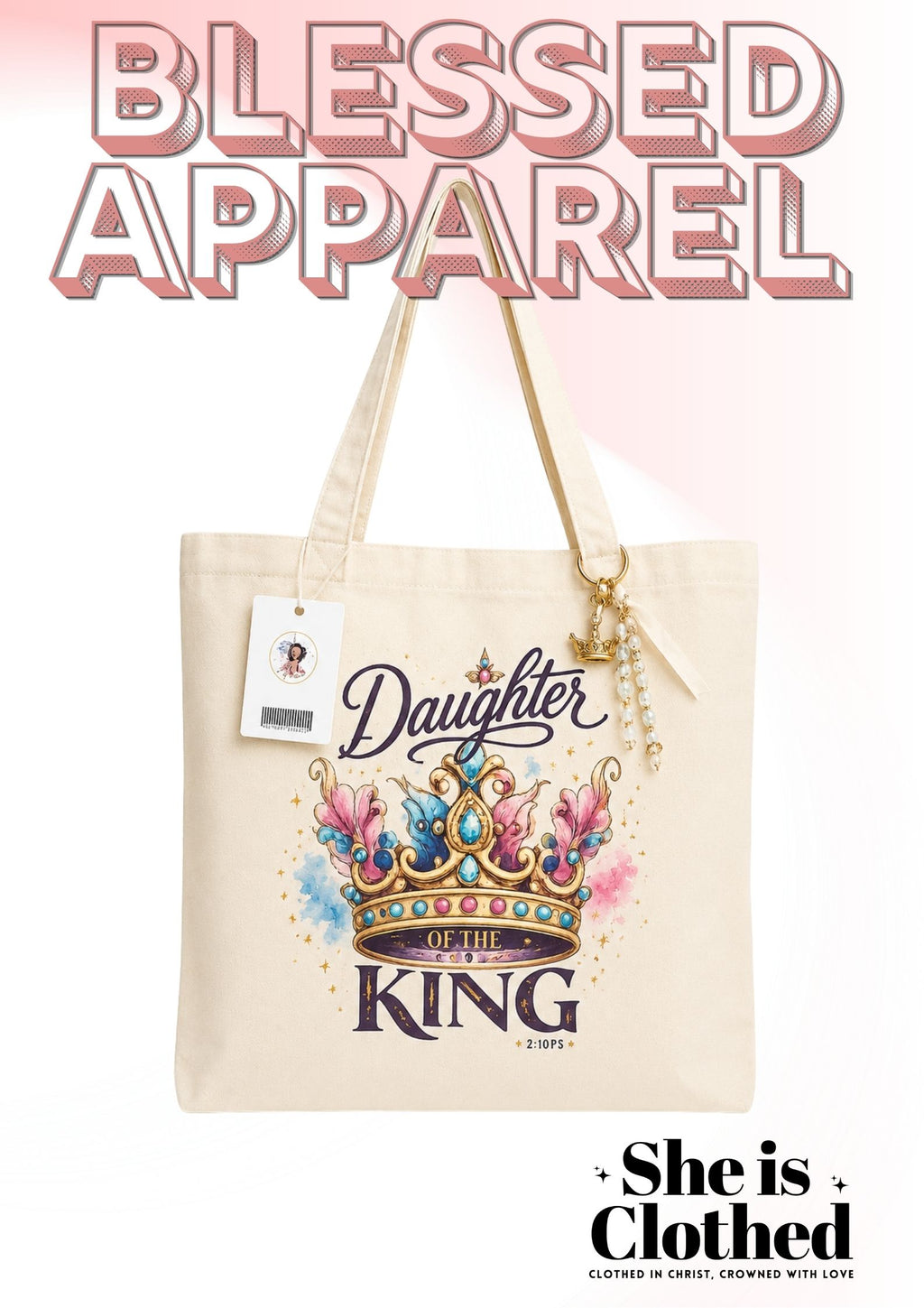 Faith-Inspired Canvas Tote Bags