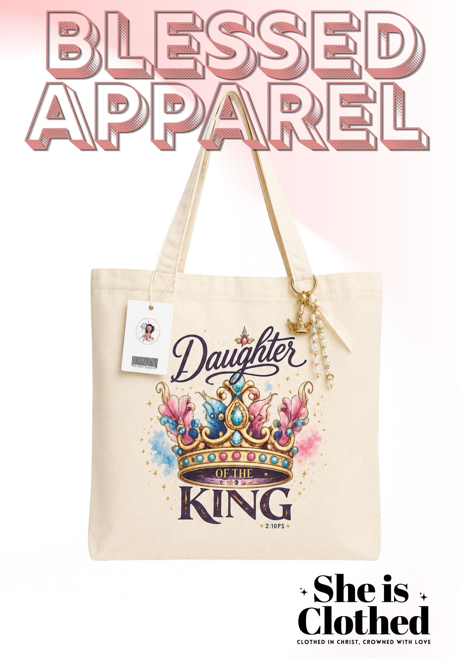 Faith-Inspired Canvas Tote Bags