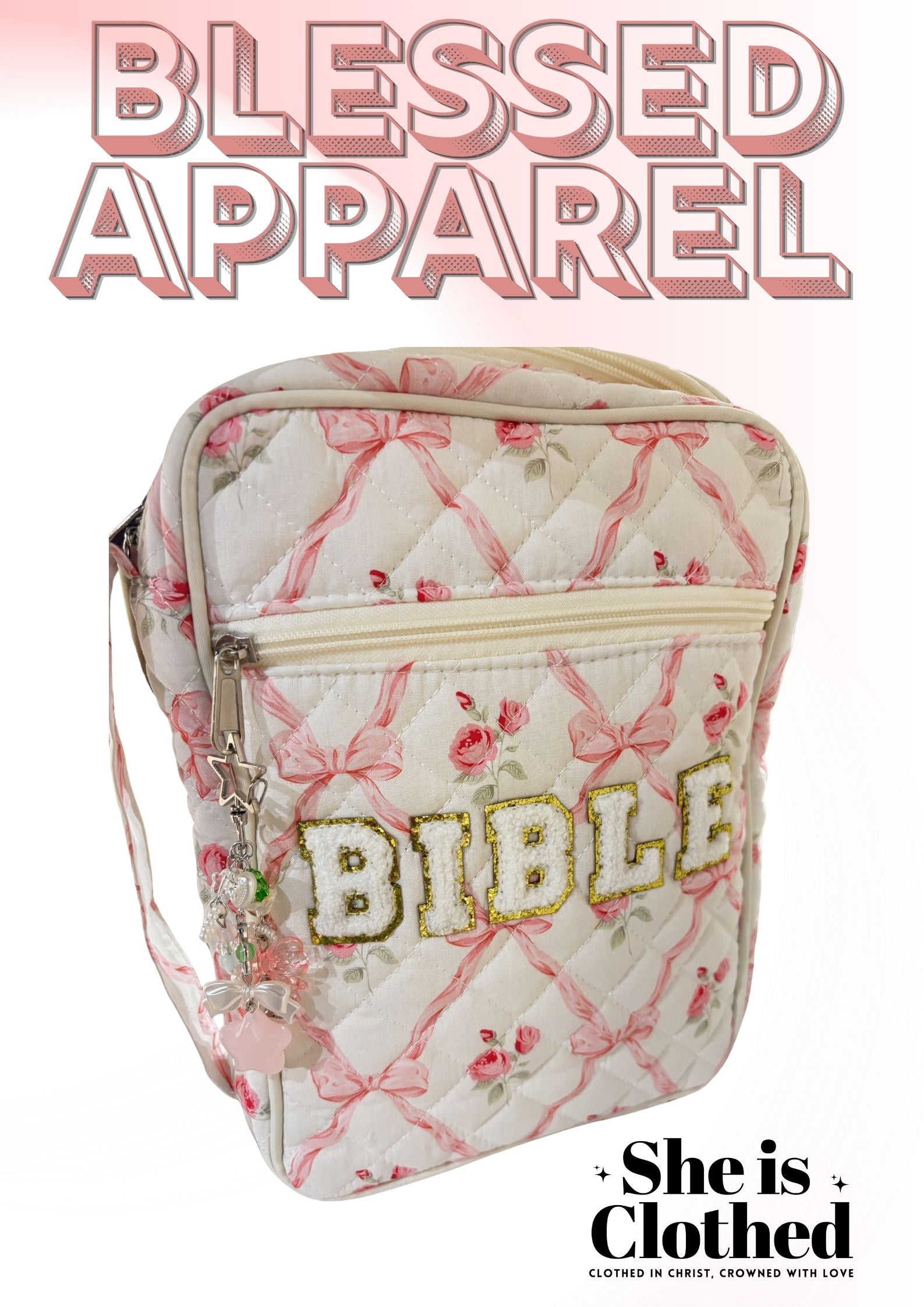 Quilted Book & Bible Bag