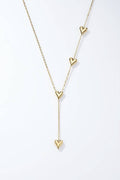 Stainless‑steel necklace - Hearts